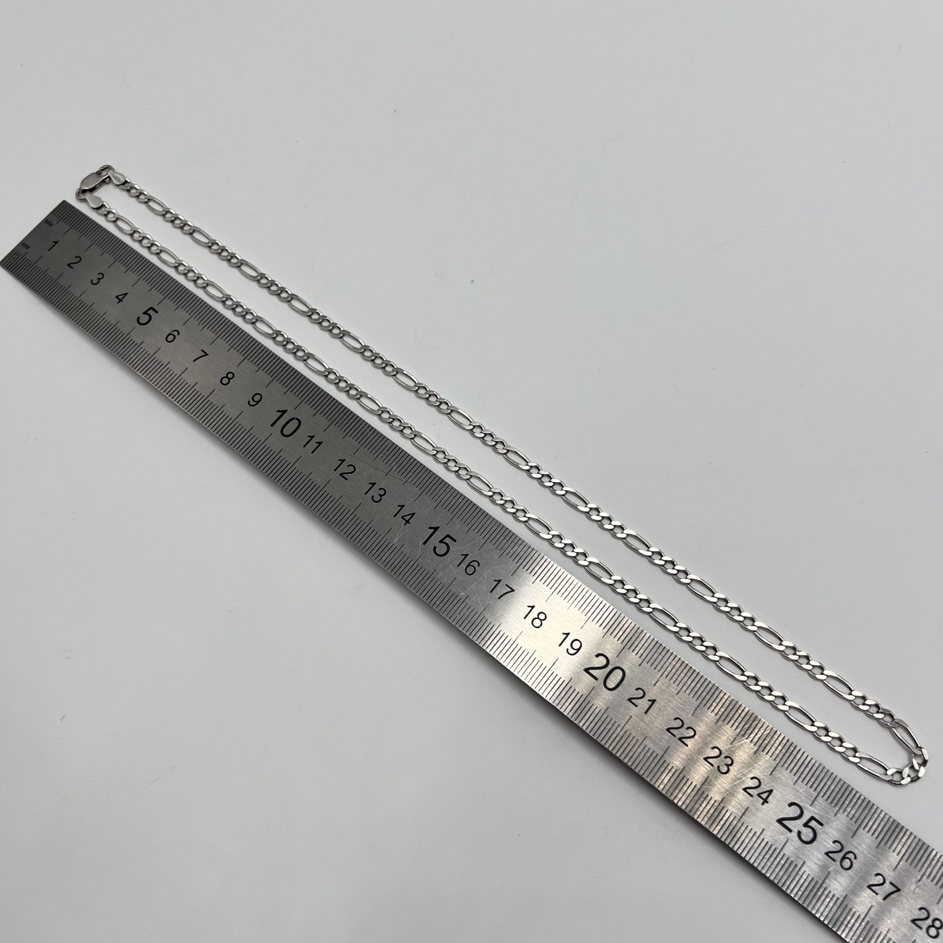 Sterling Silver Vintage Necklace Chain Sterling Silver 925 Jewelry 11.06gr Size ONE SIZE - 8 Thumbnail