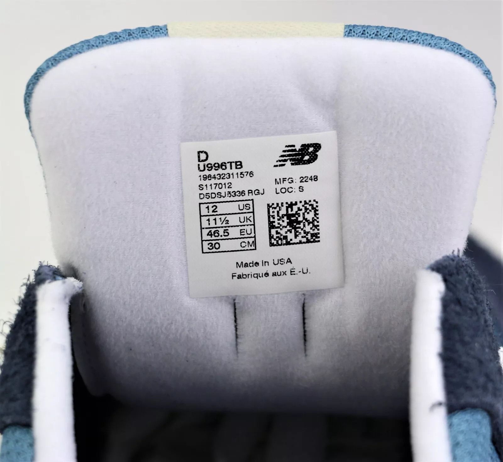 New Balance New Balance 996 Shoes Teddy Santis U996TB Made in USA Size US 12 / EU 45 - 11 Thumbnail