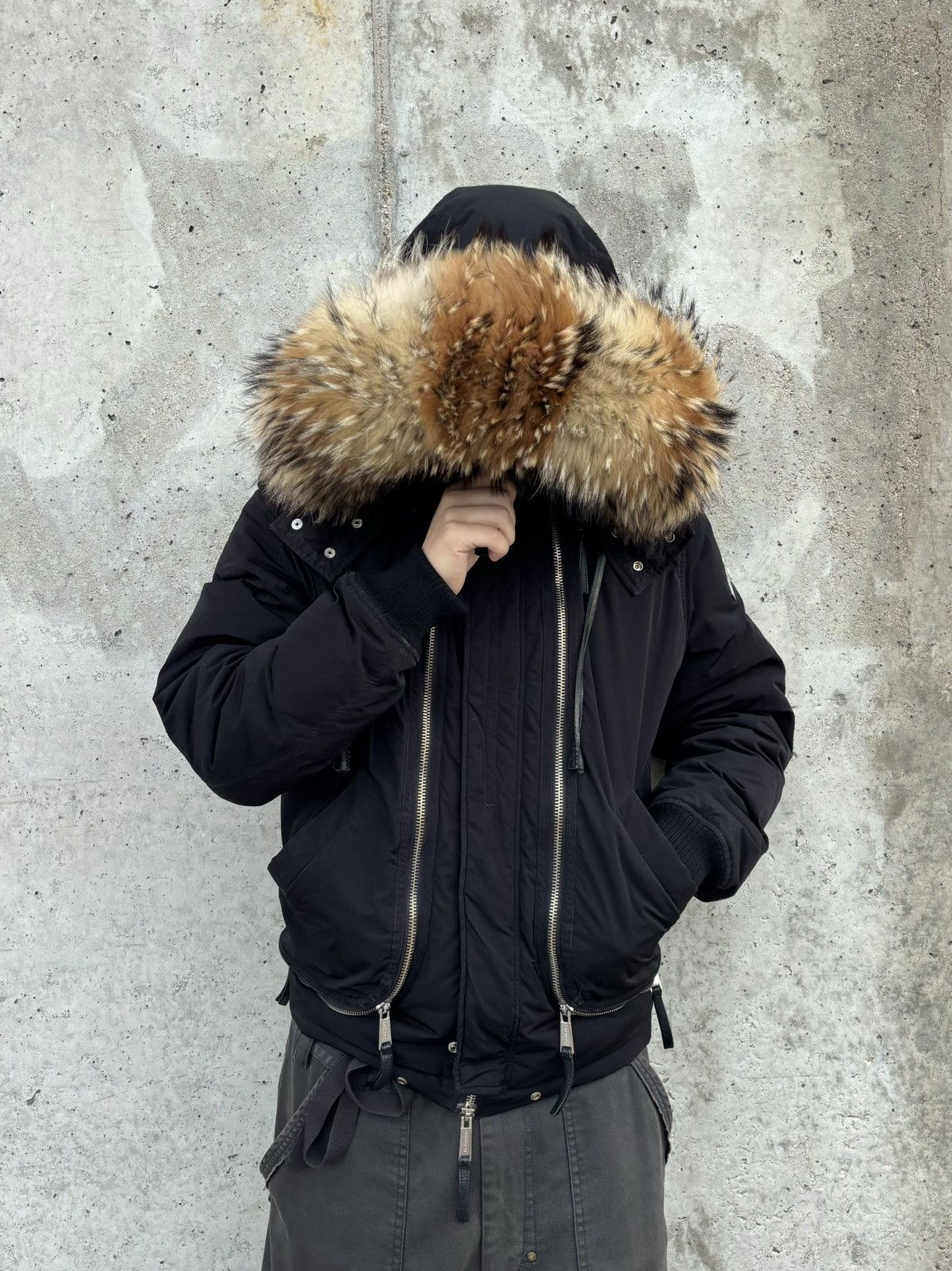 Dsquared2 F/W 2009 dsquared2 double zipper fur bomber Size US M / EU 48-50 / 2 - 1 Thumbnail
