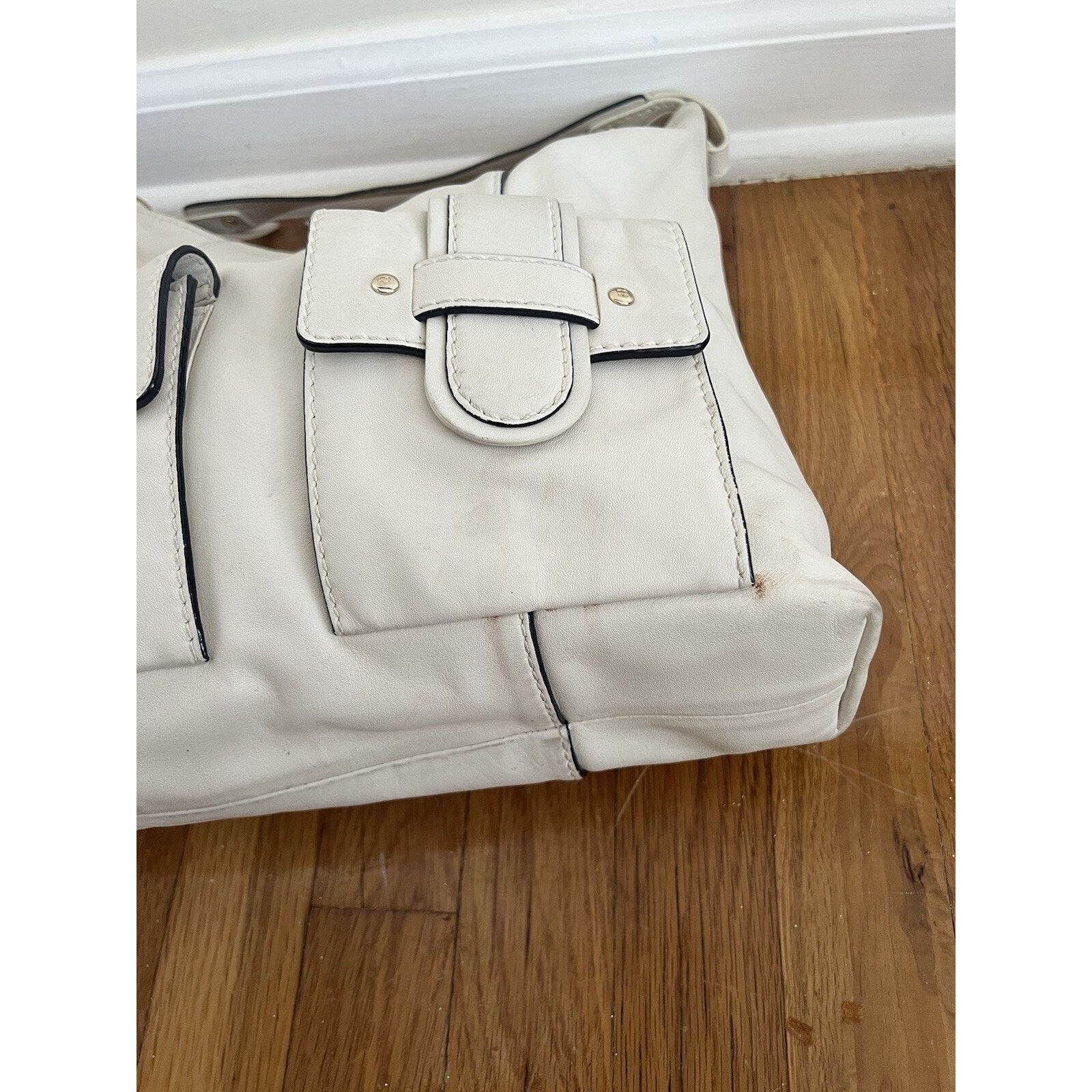 Kate Spade Kate Spade Hobo Tote Warm White ivory Leather B000490 Size ONE SIZE - 14 Thumbnail