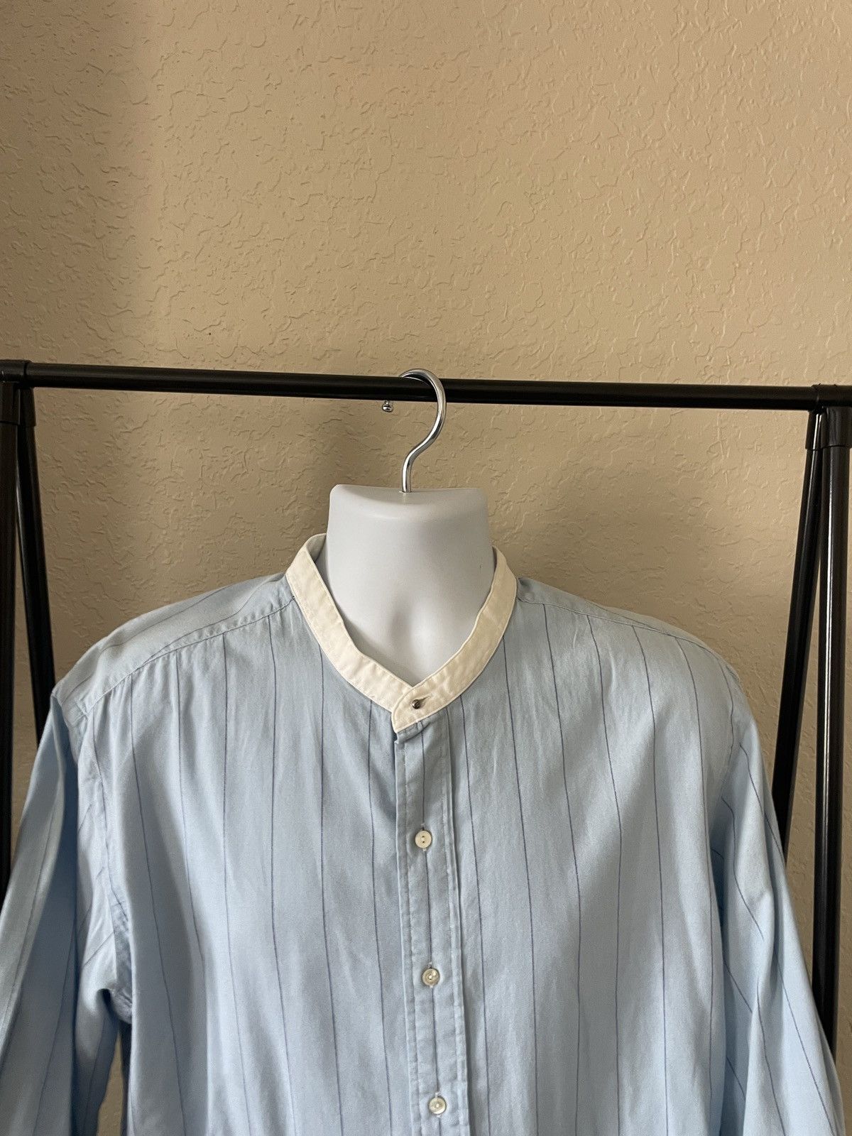 Polo Ralph Lauren PostBoy Banded collar Custom Fit shirt Size US XL / EU 56 / 4 - 2 Thumbnail