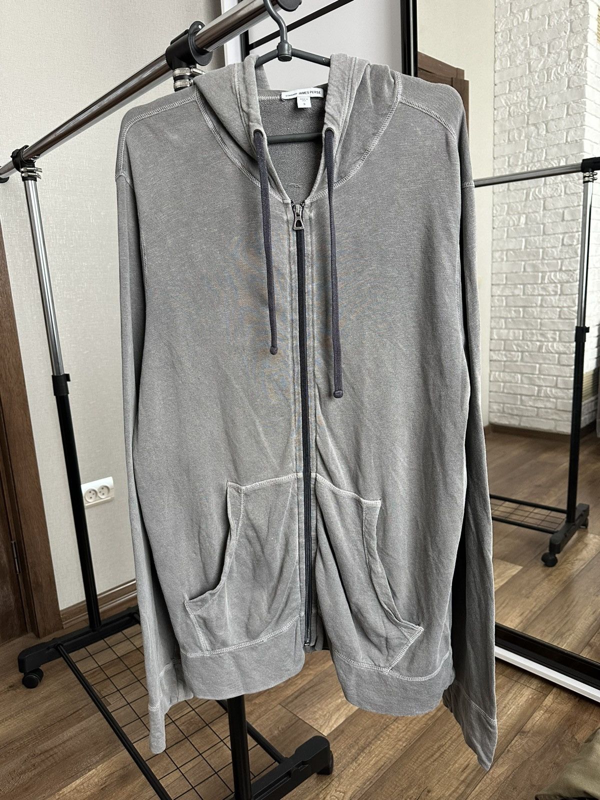 James Perse James Perse Zip Hoodie Size US XL / EU 56 / 4 - 1 Thumbnail