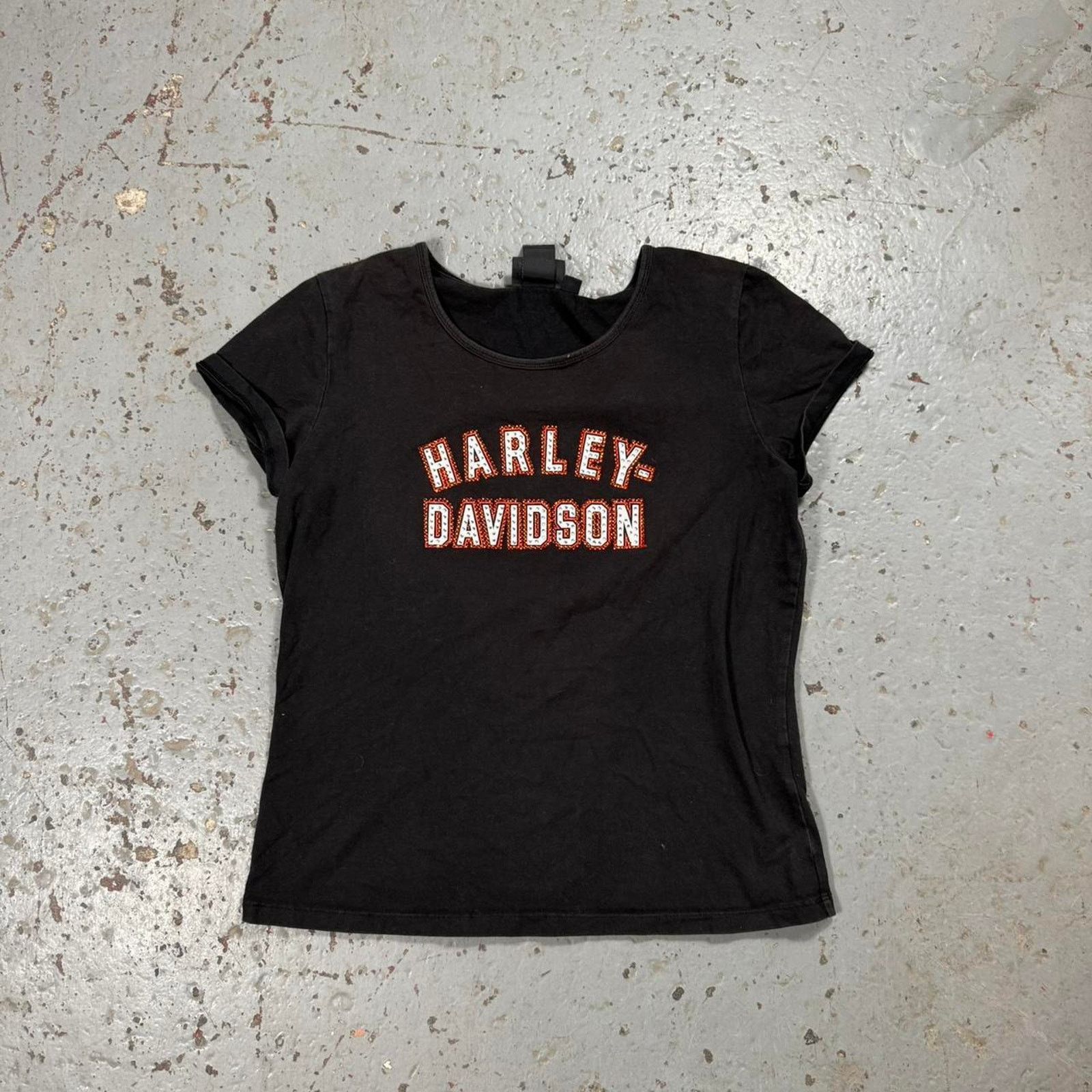 Harley Davidson Vintage harley davidson rhinestone tee Size S / US 4 / IT 40 - 1 Thumbnail