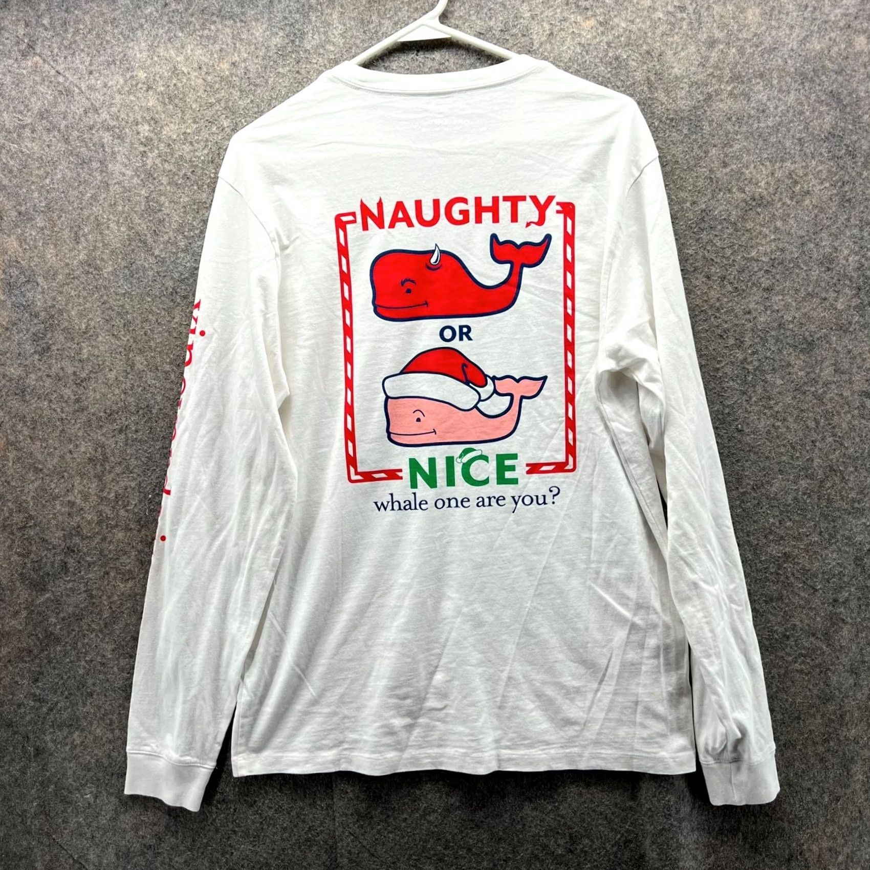 Vineyard Vines Vineyard Vines Shirt Men Small Adult White Crewneck Long Sleeve Tee Whale Logo Size US S / EU 44-46 / 1 - 2 Thumbnail