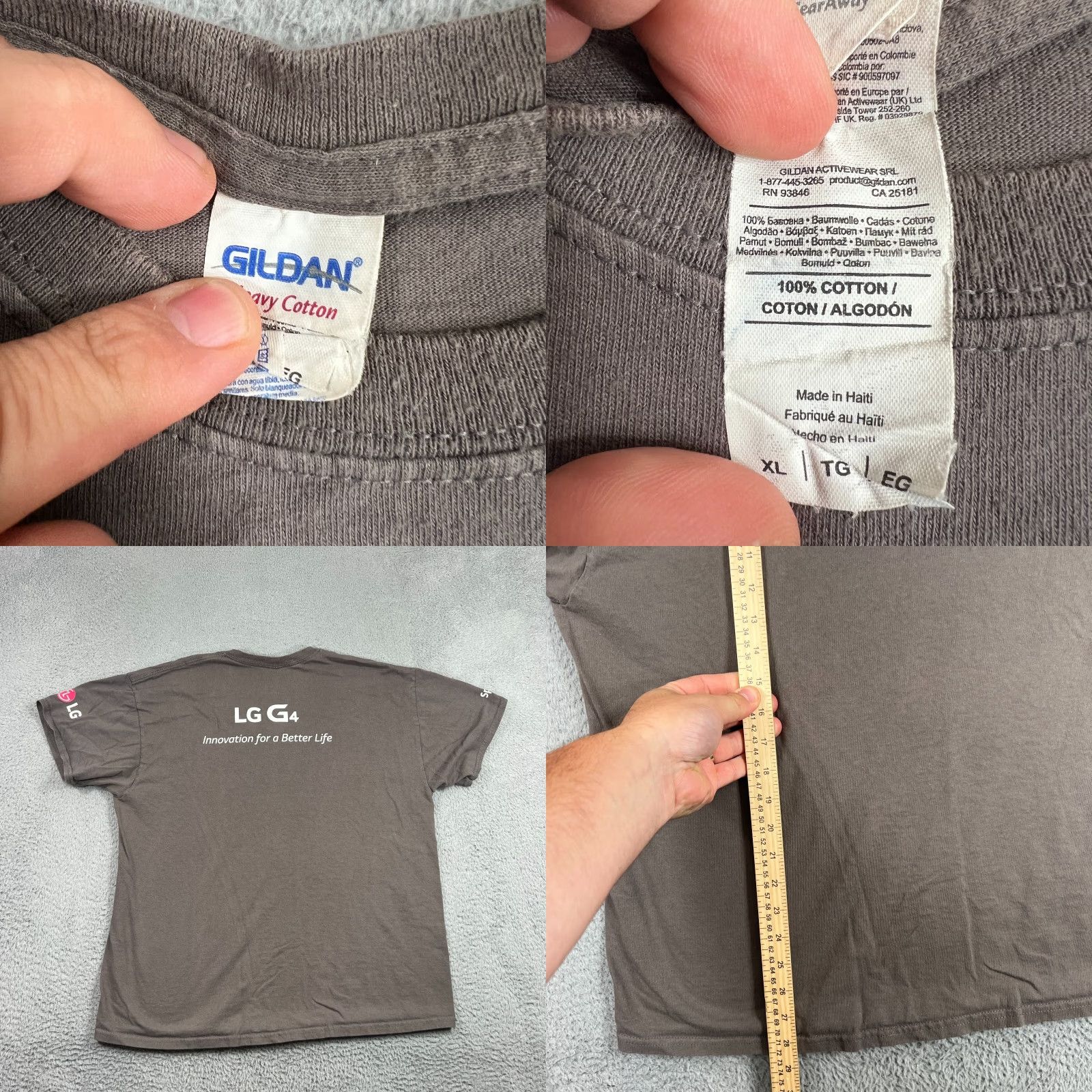 Vintage VINTAGE LG T-Shirt Mens XL Gray 2000s Tech Cell Phones Logo Graphic Short Sleeve Casual Size US XL / EU 56 / 4 - 8 Thumbnail