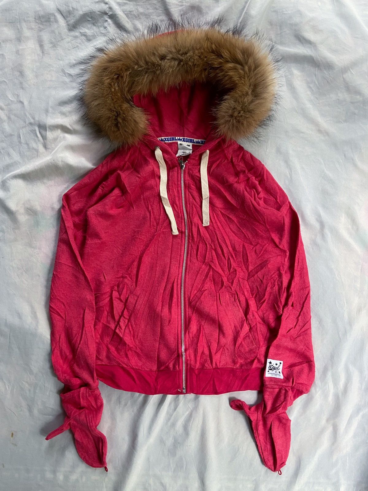 Yasuyuki Ishii X-GIRL LOS ANGELES FAUX FUR ZIP HOODIE Size US M / EU 48-50 / 2 - 1 Thumbnail