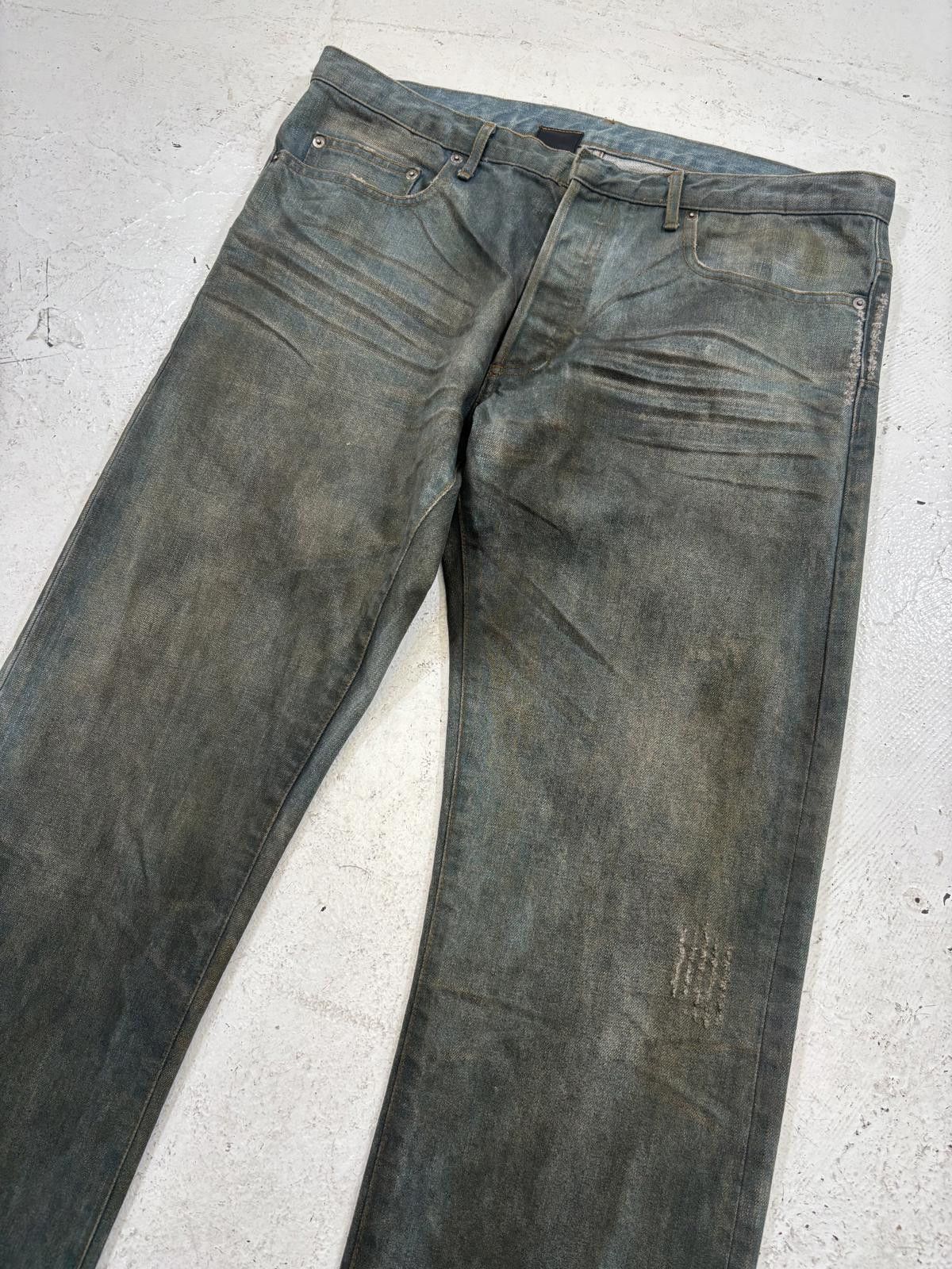 Dior Dior Homme Dirty Clair Clawmark Jeans Size US 36 / EU 52 - 4 Thumbnail