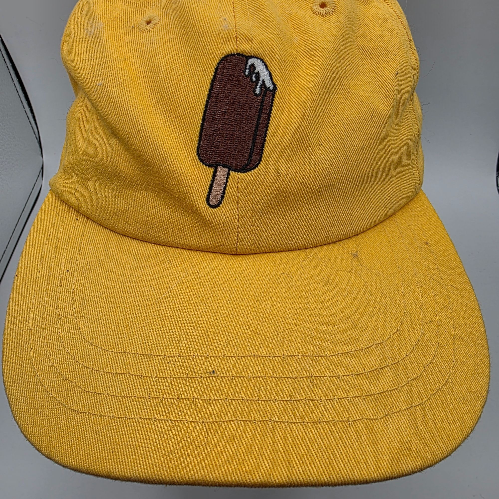 Other Yellow Baseball Dad Hat With Ice Cream Bar Adjustable Strapb Size ONE SIZE - 5 Thumbnail