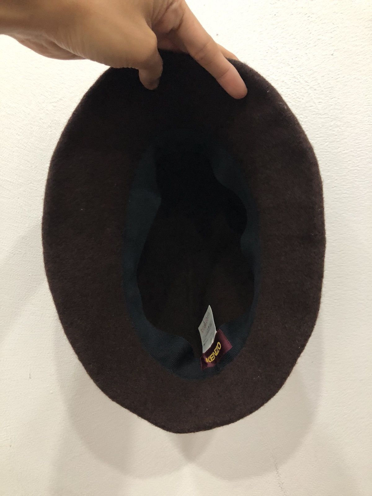 Kenzo Vintage Kenzo Brown Wool Bucket Hat Size ONE SIZE - 6 Thumbnail