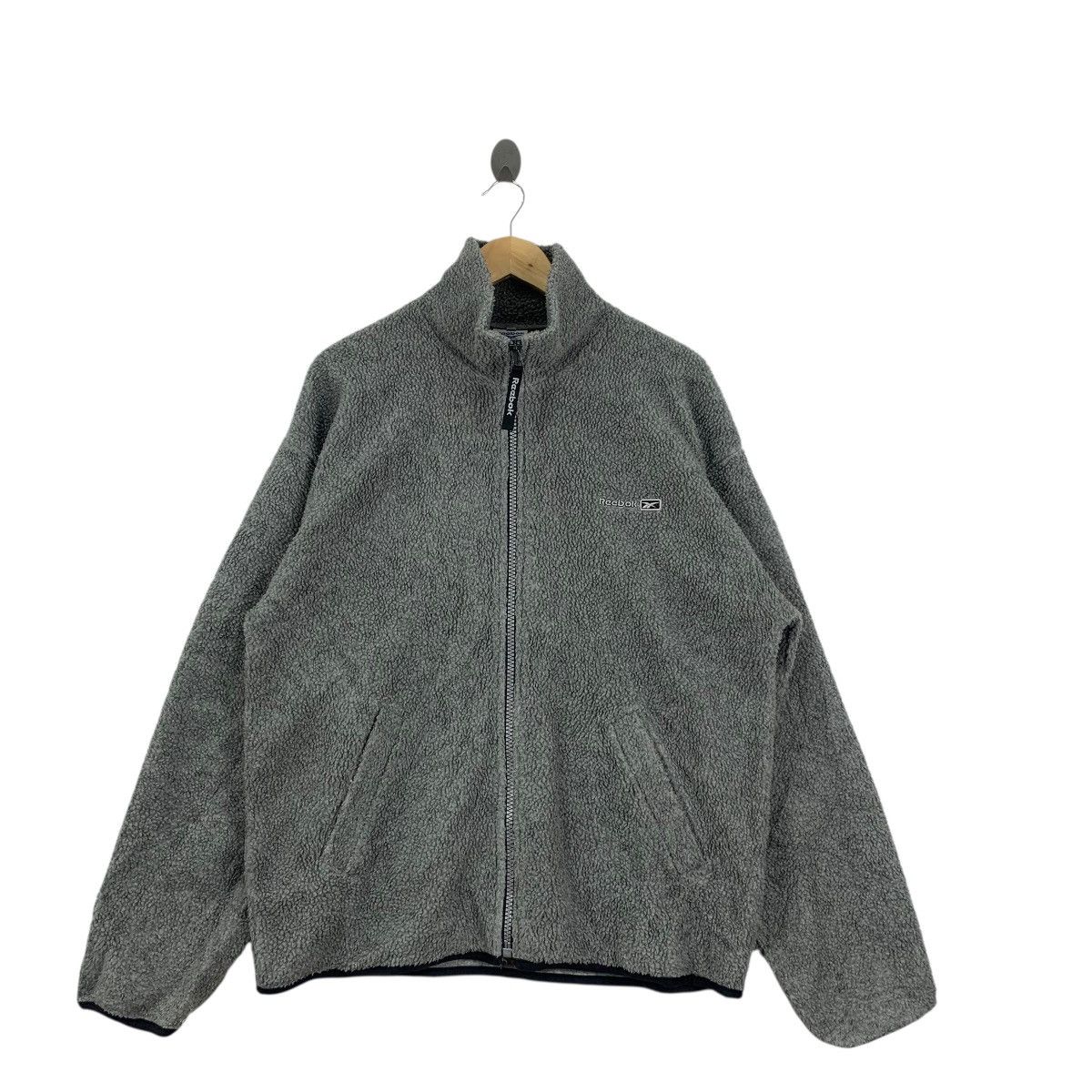 Reebok REEBOK SPORTSWEAR Deep Pile Sherpa Fleece Jacket Bomber Size US L / EU 52-54 / 3 - 4 Thumbnail