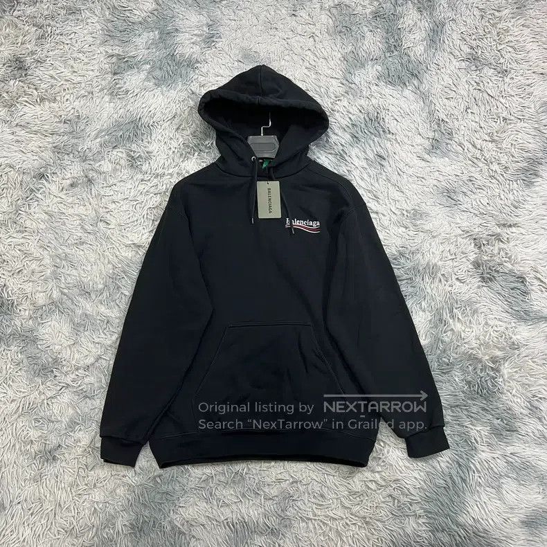 Balenciaga Embroidered Wave Sweatshirt Size S