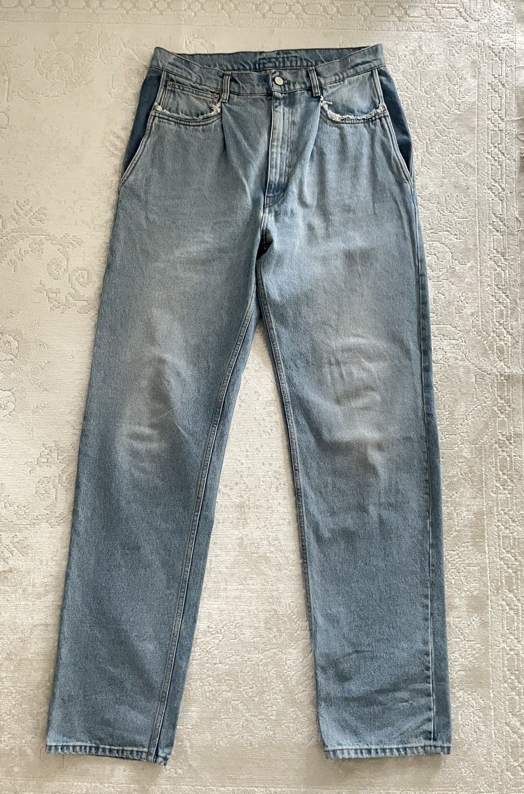 Hed Mayner Hed Mayner SS23 pleated Denim | Grailed