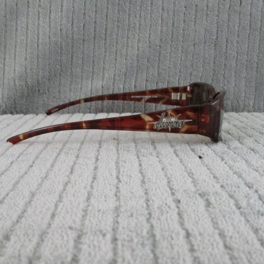 Other New Divine Eyewear Nice Tort/Amber Sunglasses Women's NWT Size ONE SIZE - 5 Thumbnail