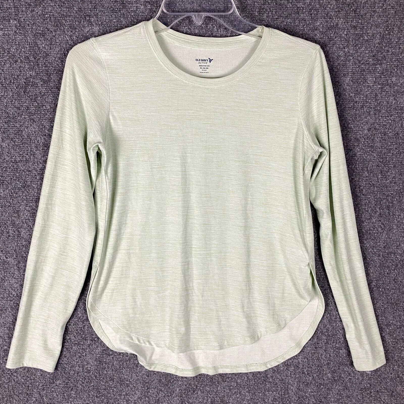 Old Navy Old Navy Active Top Juniors XL 14-16 Long Sleeve Polyester Size XL / US 12-14 / IT 48-50 - 1 Thumbnail