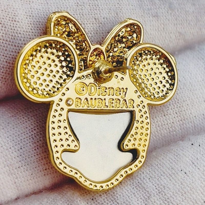 Disney Disney x BaubleBar Minnie Stud Earrings w Rhinestone Bow NIP Size ONE SIZE - 6 Thumbnail