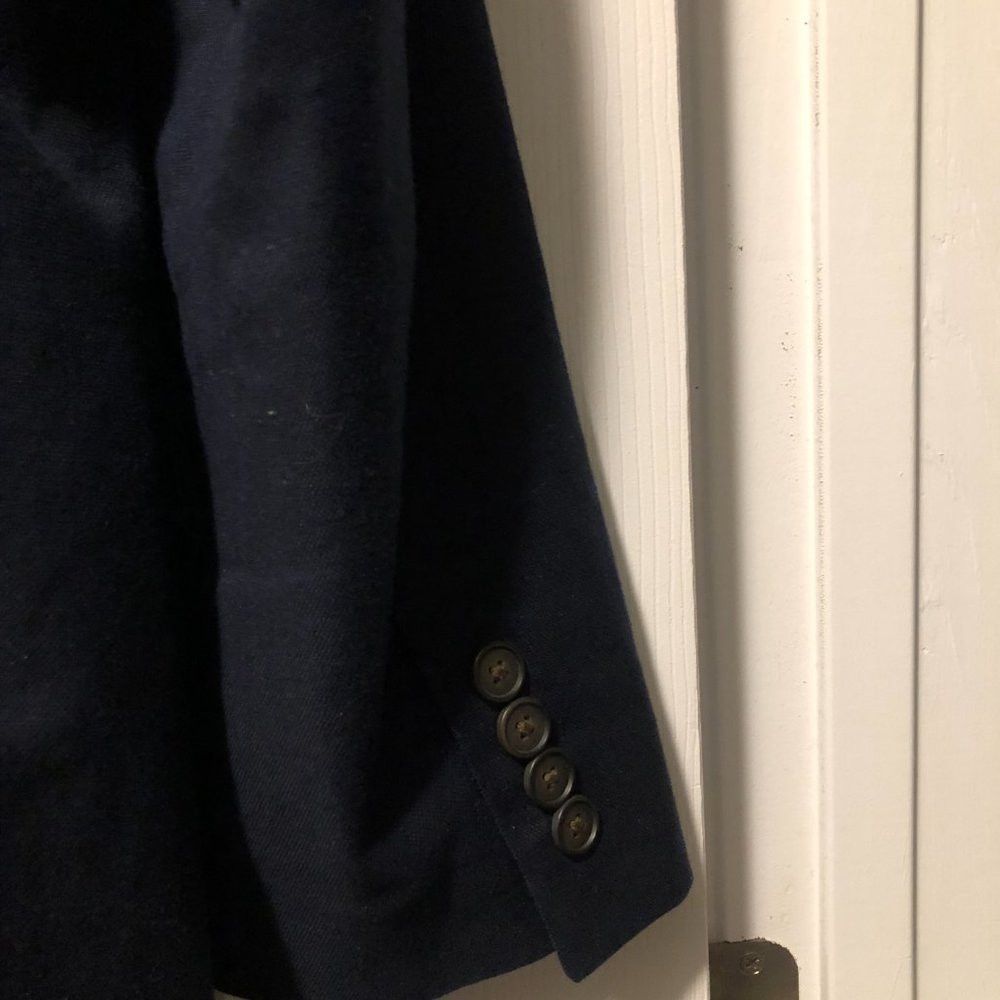 Stafford STAFFORD MEN'S NEW NAVY 98%COTTON SPORT COAT BLAZER 50R Size 50R - 7 Thumbnail