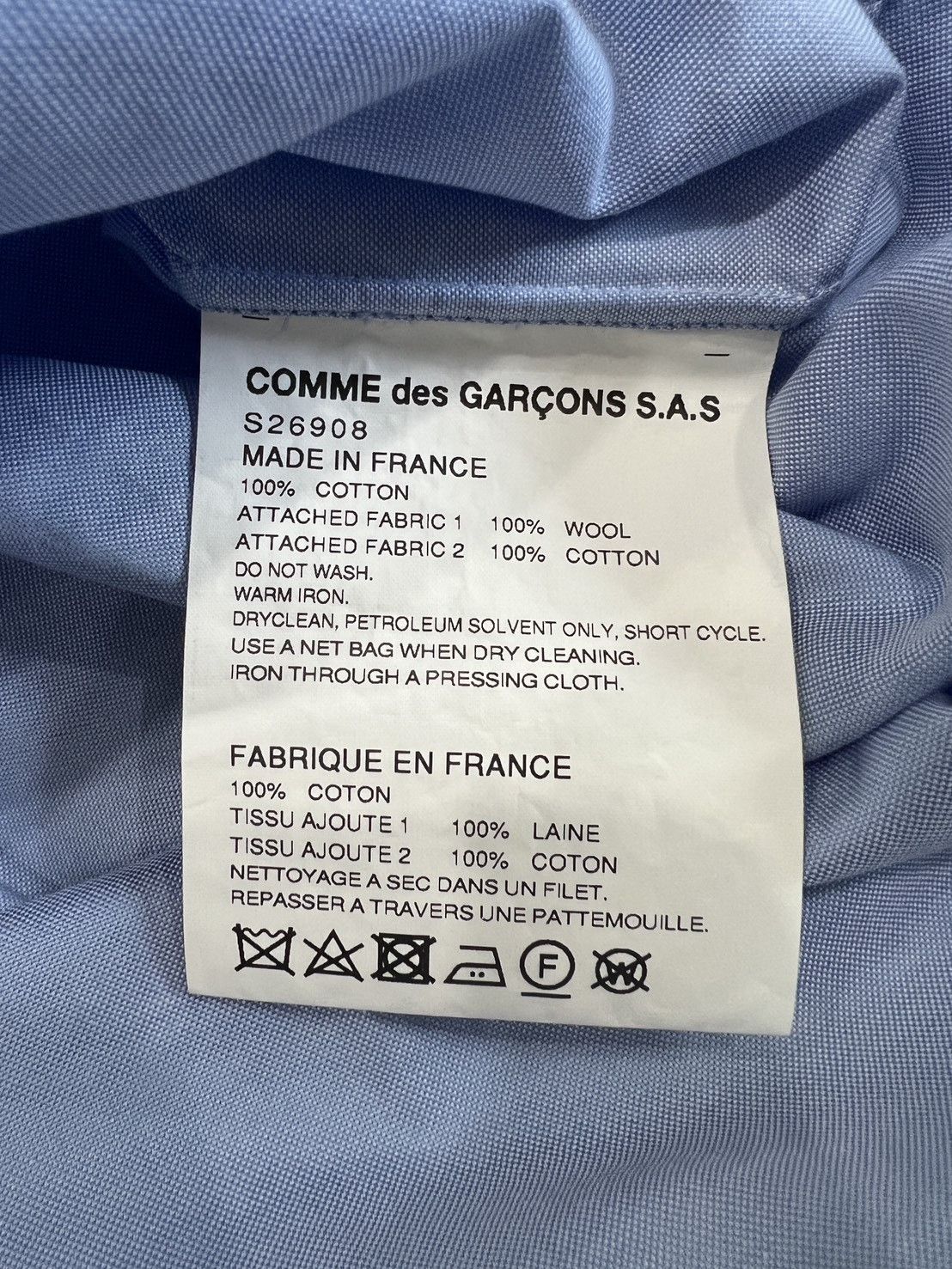 Comme des Garcons Comme des Garçon boys checkered patch Shirt Size US M / EU 48-50 / 2 - 7 Thumbnail