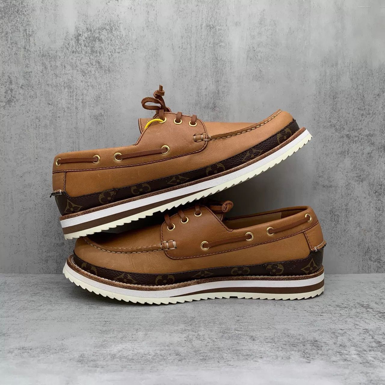 Louis Vuitton Lv Brown Slip-On Loafers 42 98 New 1680 Size US 9 / EU 42 - 3 Thumbnail