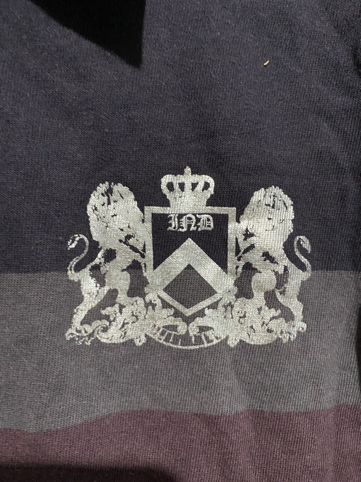 20471120 × Japanese Brand Vintage industrie distressed rugby poloshirts Size US S / EU 44-46 / 1 - 6 Thumbnail