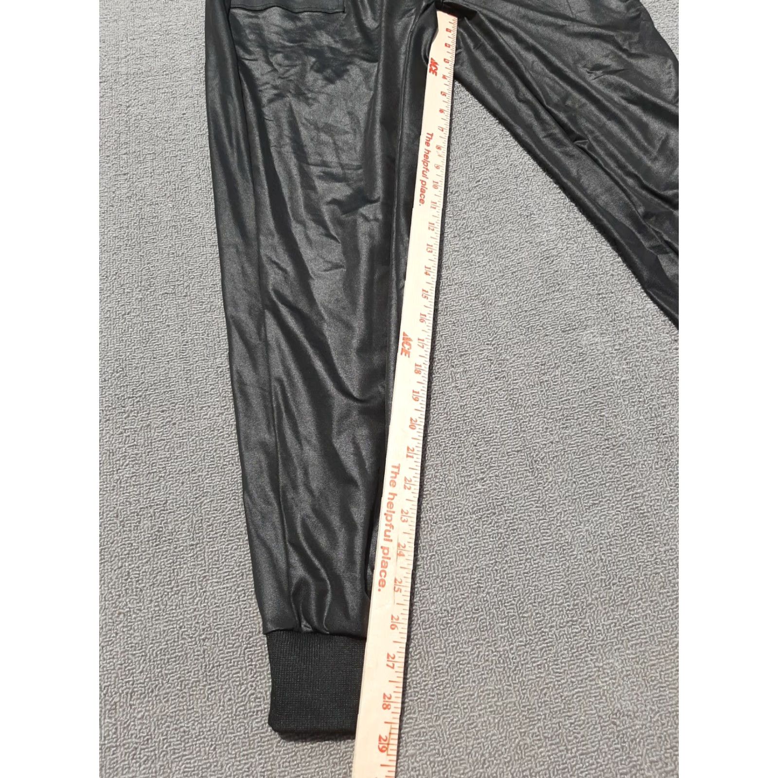 Vintage Love Streak Black Jogger Activewear Sweatpants Size 1X Womens NEW Size 40" / US 18 - 2 Thumbnail