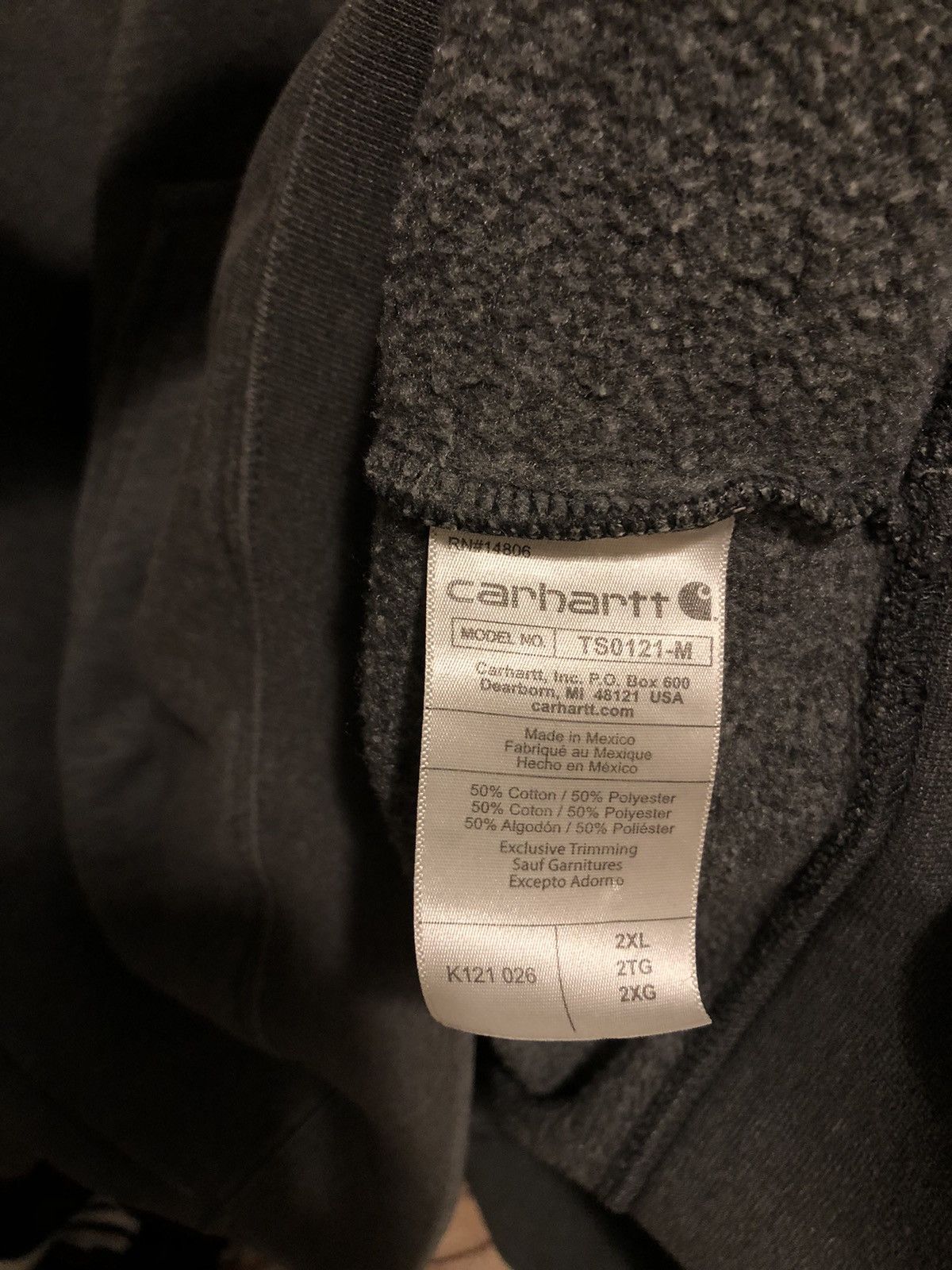 Carhartt × Vintage Vtg Baggy Loose Fit Carhartt Hoodie 2XL Size US XXL / EU 58 / 5 - 6 Thumbnail