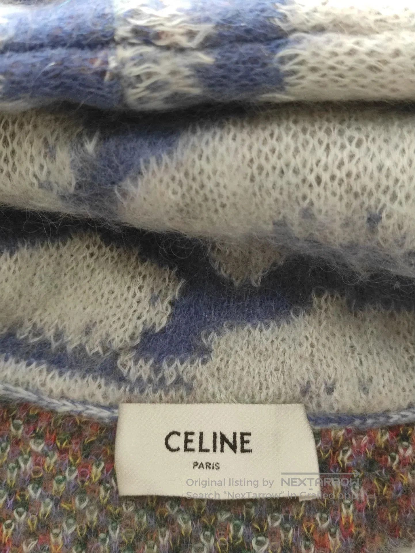 Celine Celine Rainbow Lightning Wool Hoodie. Size XS / US 0-2 / IT 36-38 - 2 Thumbnail