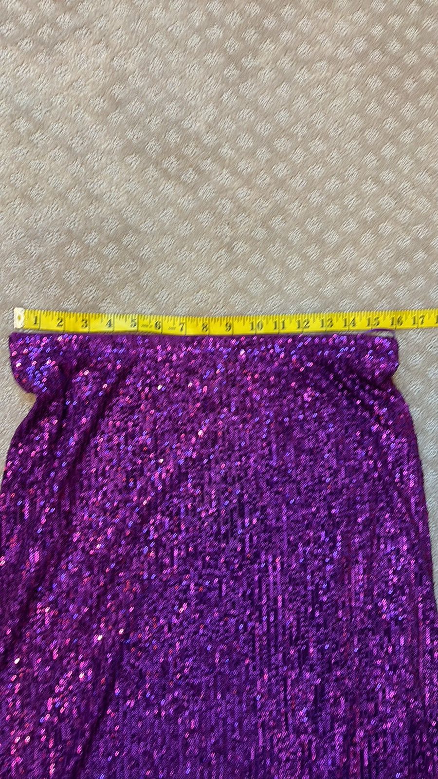 Baum und Pferdgarten Purple Sequin Jolette Skirt size large Size 32" / US 10 / IT 46 - 3 Thumbnail
