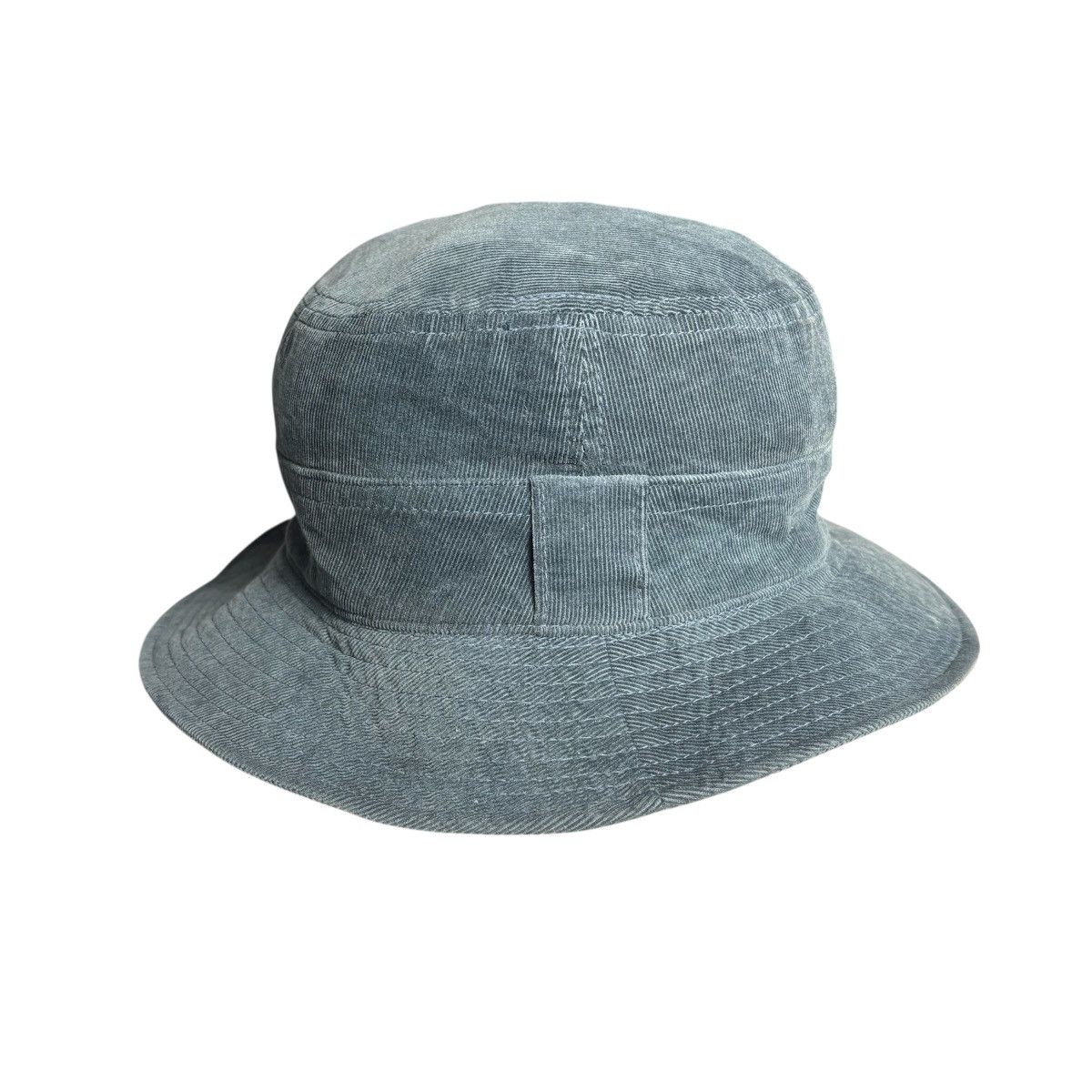 Vintage 90s Christian Dior Monsieur Navy Corduroy Bucket Hat