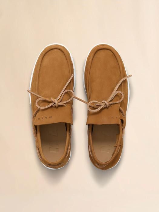 Marni o1w1db10326 Slip-On Leather Loafers in Beige Size US 9 / EU 42 - 2 Thumbnail