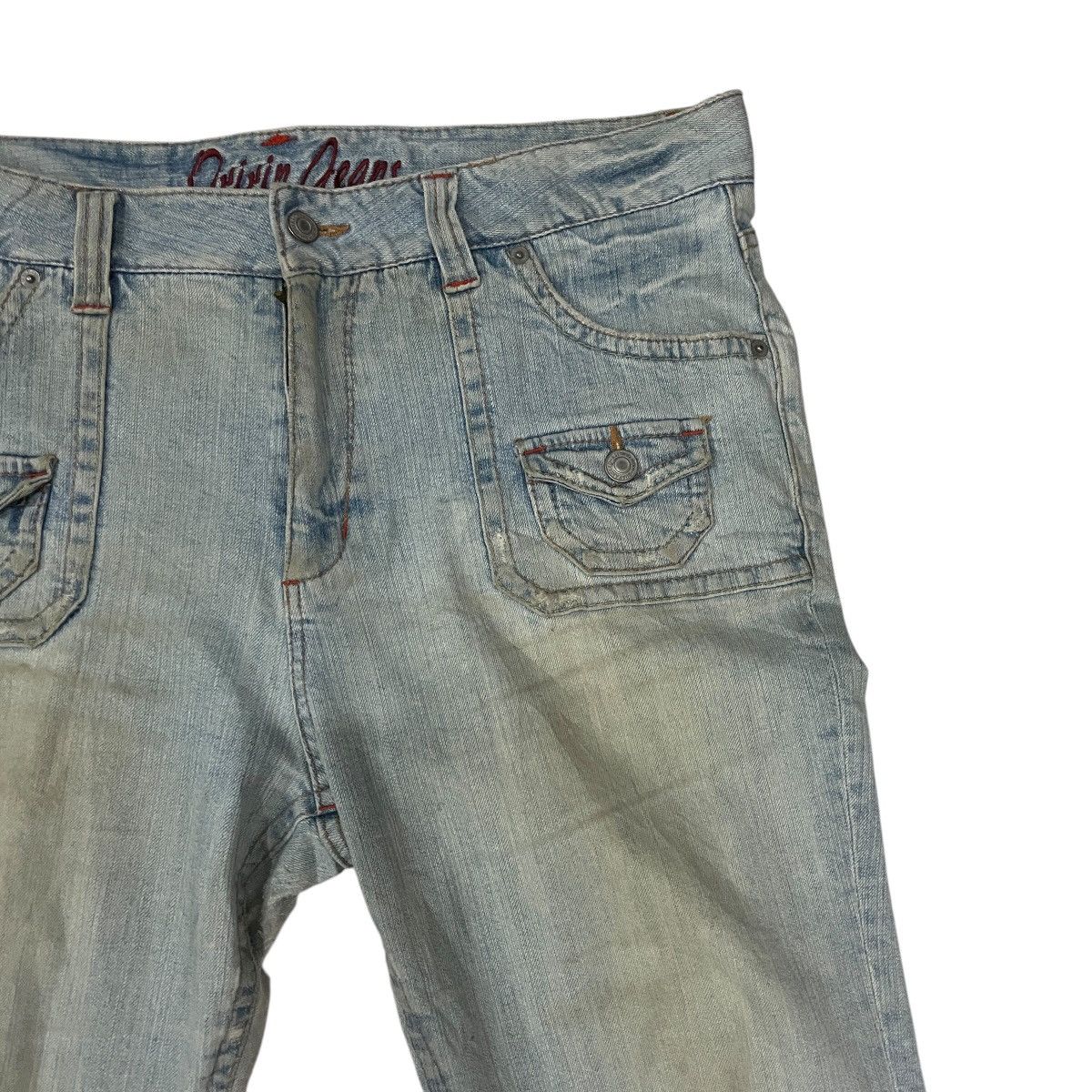 Japanese Brand Vintage Japanese Designer Bush Denim Jeans Size US 37 - 4 Thumbnail