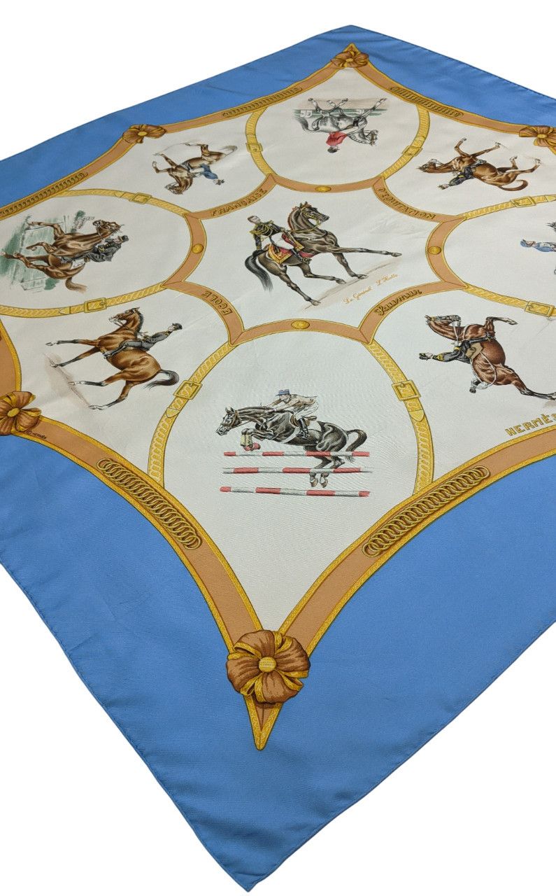 Hermes Hermes Paris Carre 90 Silk Scarf Le General L'Hotte Size ONE SIZE - 2 Thumbnail