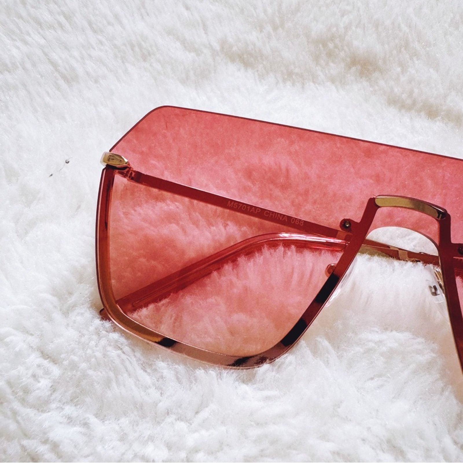 Other Kalia Pink Rimless Sleek Sunglasses Size ONE SIZE - 2 Thumbnail