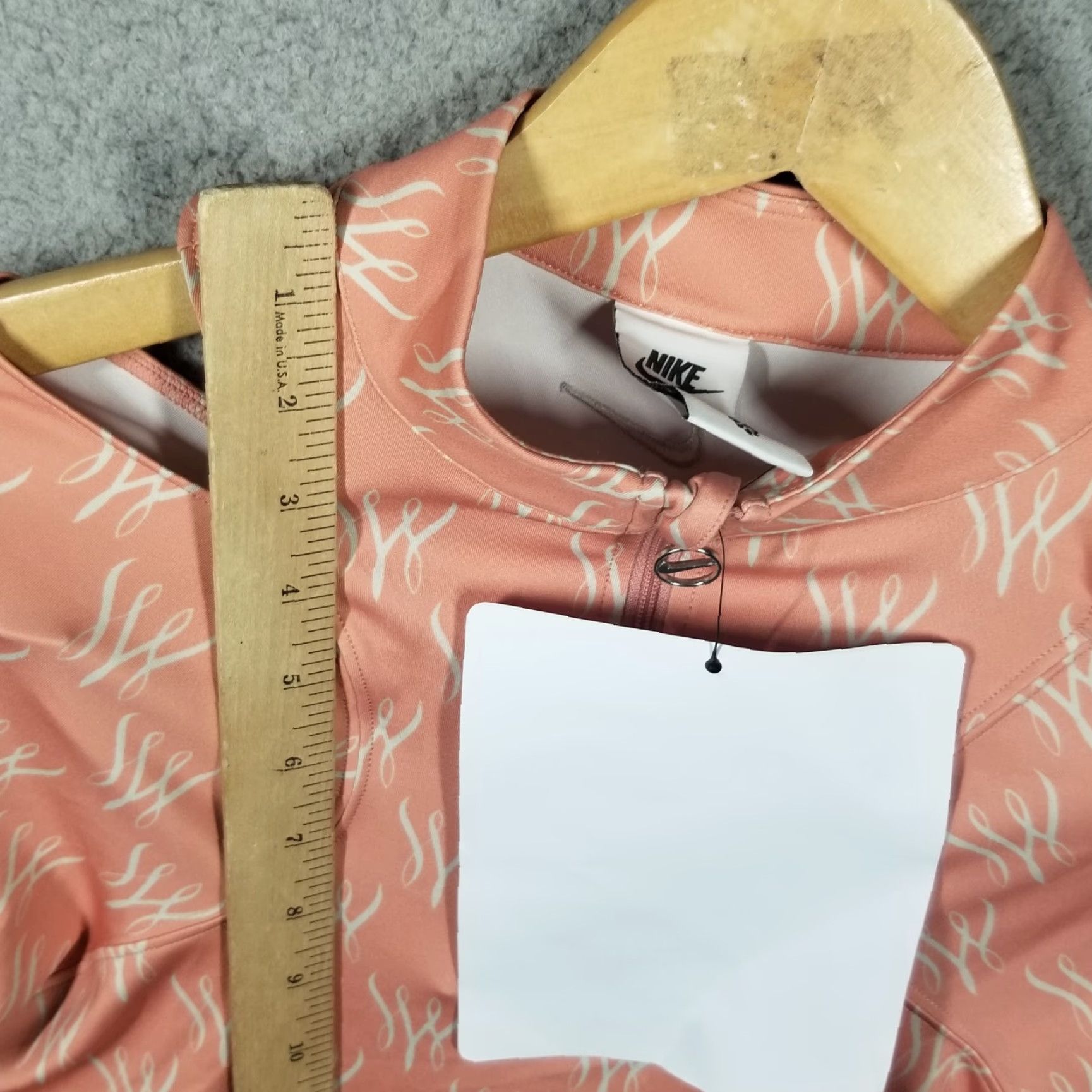Nike Nike Serena Williams Design Crew Tennis Bodysuit Shirt Womens Small Pink Geometric 1/2 Zip Zipper Tunic Designer Rare Sold Out 90s? Size S / US 4 / IT 40 - 4 Thumbnail