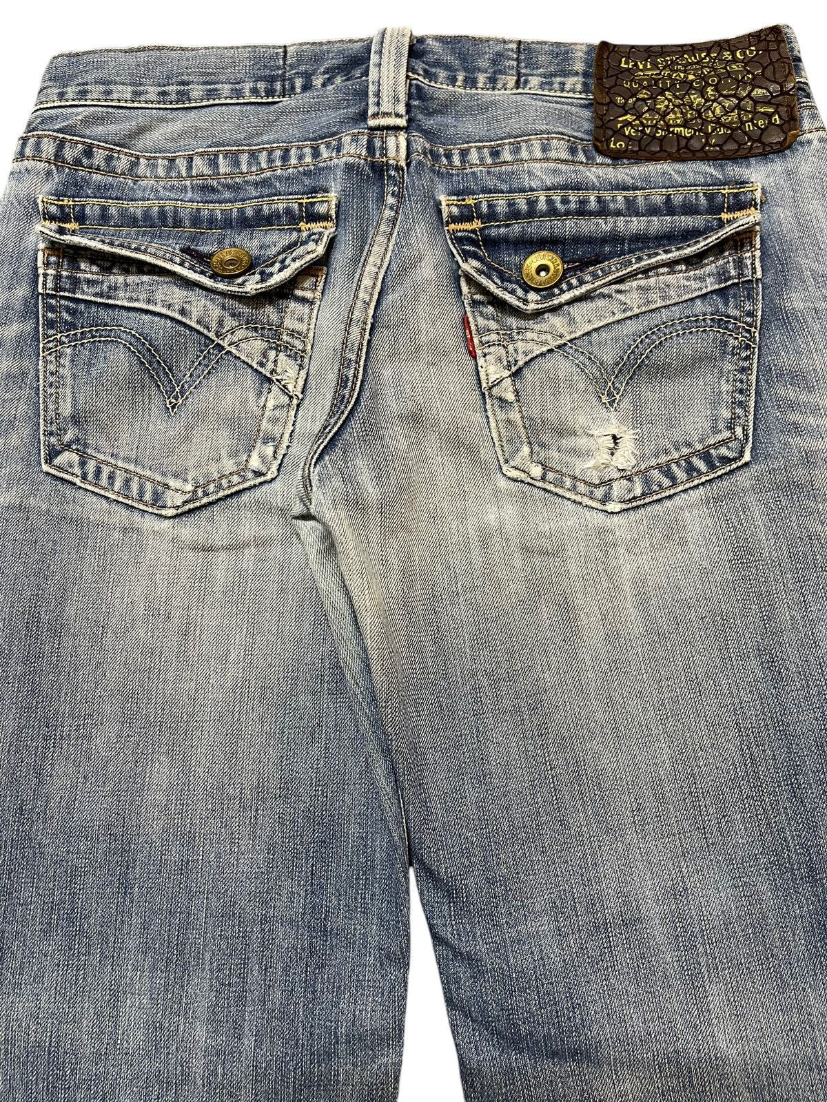 Levi's Vintage 90s Levis Faded Wash Style Wide Leg Baggy Jeans Size US 30 / EU 46 - 6 Thumbnail