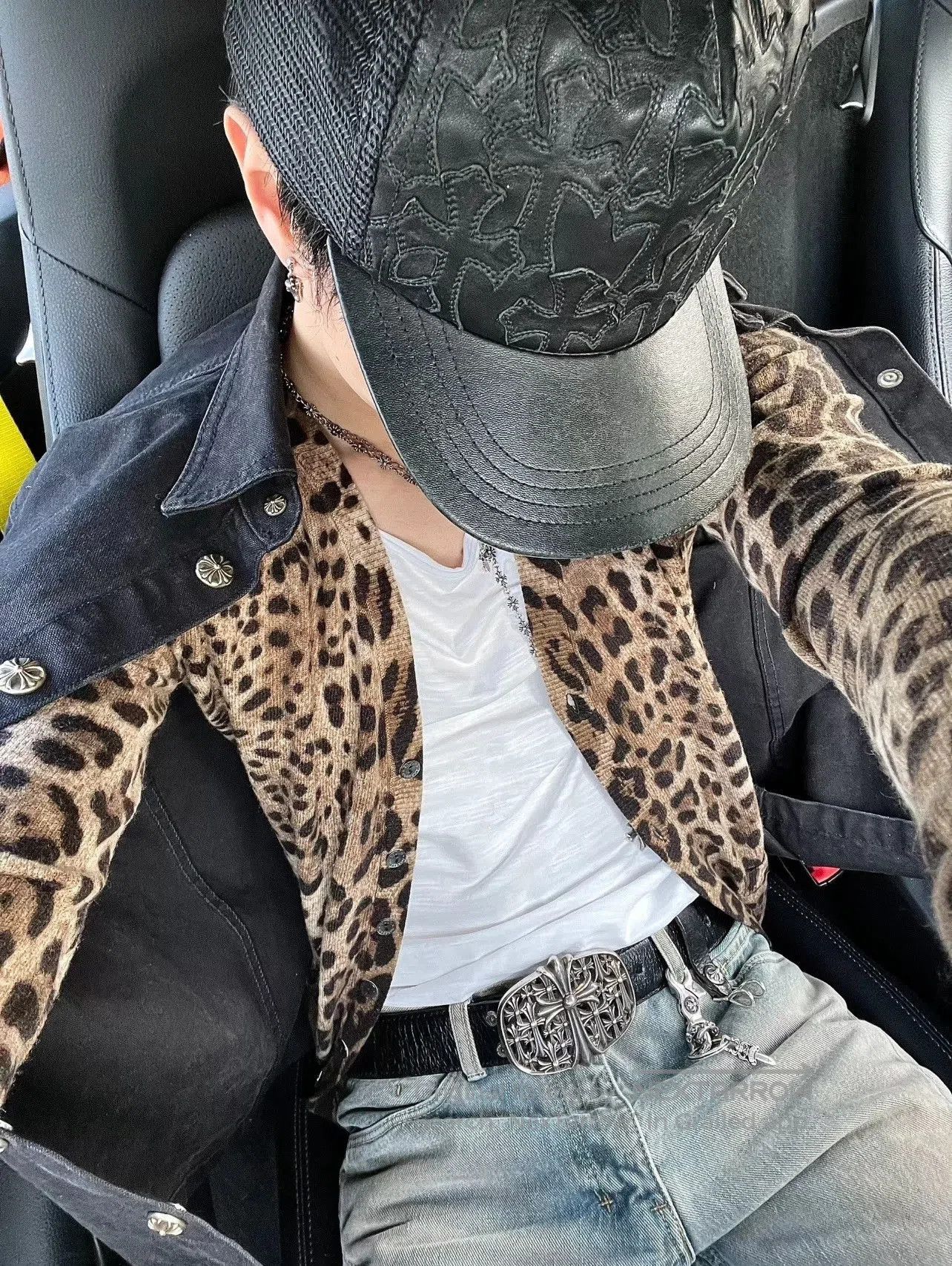 Chrome Hearts Chrome Hearts Cross Print Silver Accent Baseball Cap. Size ONE SIZE - 5 Thumbnail