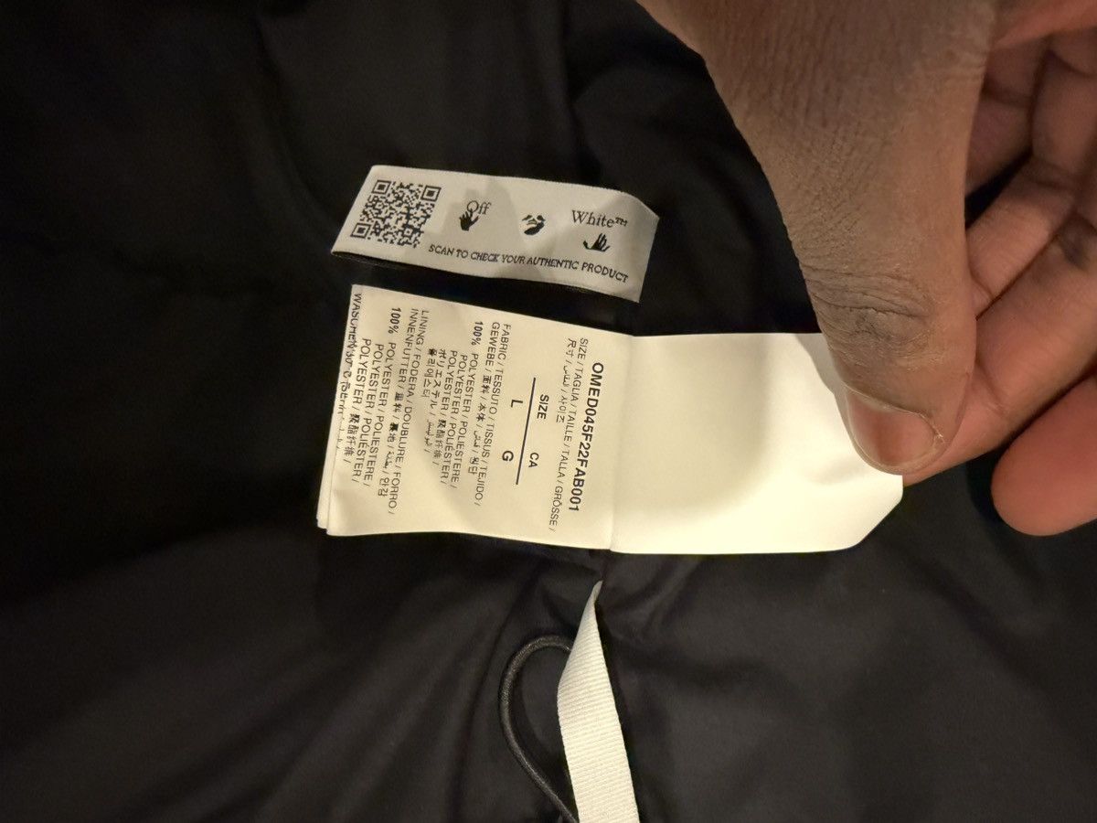Off-White off-white bounce hooded down puffer Size US L / EU 52-54 / 3 - 13 Thumbnail