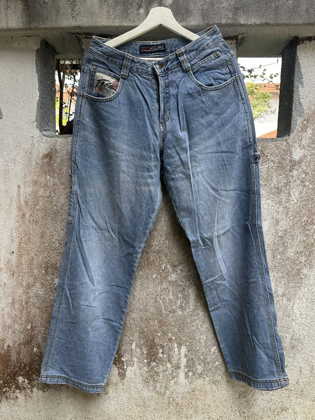 Fubu × If Six Was Nine Vintage 90s FUBU baggy hiphop flare jeans BOSS01 Size US 30 / EU 46 - 2 Thumbnail