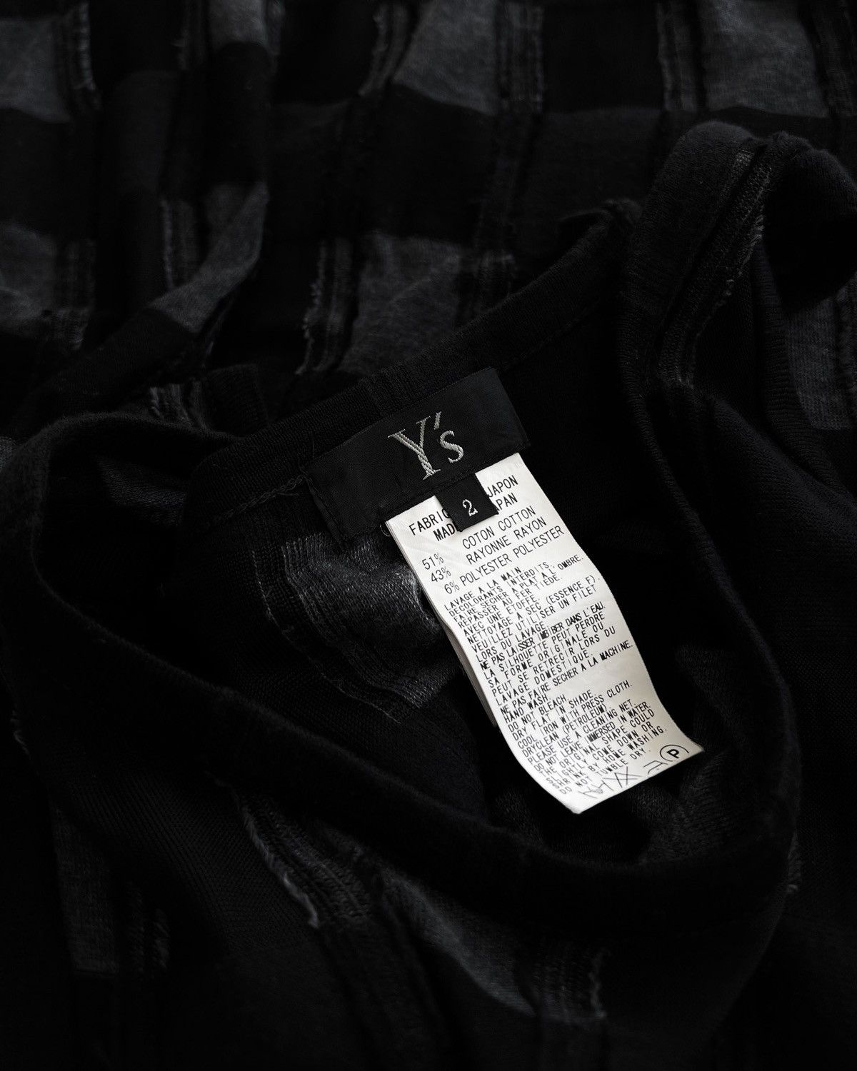 Y's × Yohji Yamamoto Y’s YOHJI YAMAMOTO TANK-TOP Size US S / EU 44-46 / 1 - 9 Thumbnail