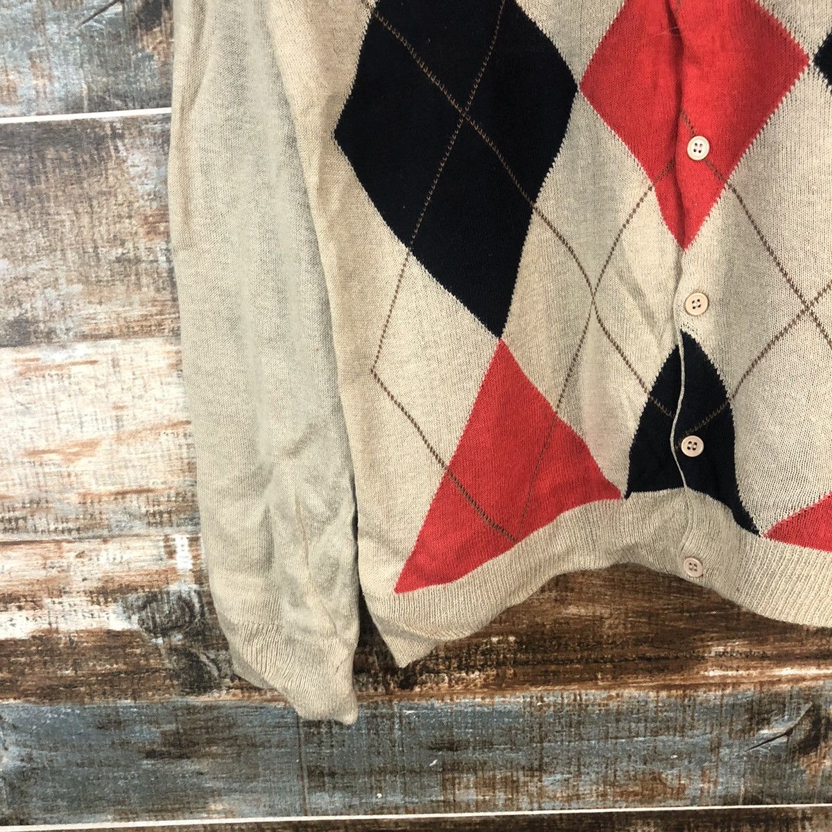 Homespun Knitwear × Japanese Brand DL Japan vintage cardigan Beige Knitwear #C672 Size S / US 4 / IT 40 - 7 Thumbnail
