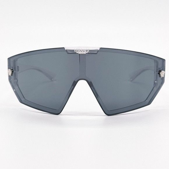 Versace NEW VERSACE VE4461 148/6V SHIELD MOD 4461 GREY VE4461 1486V Size ONE SIZE - 10 Thumbnail