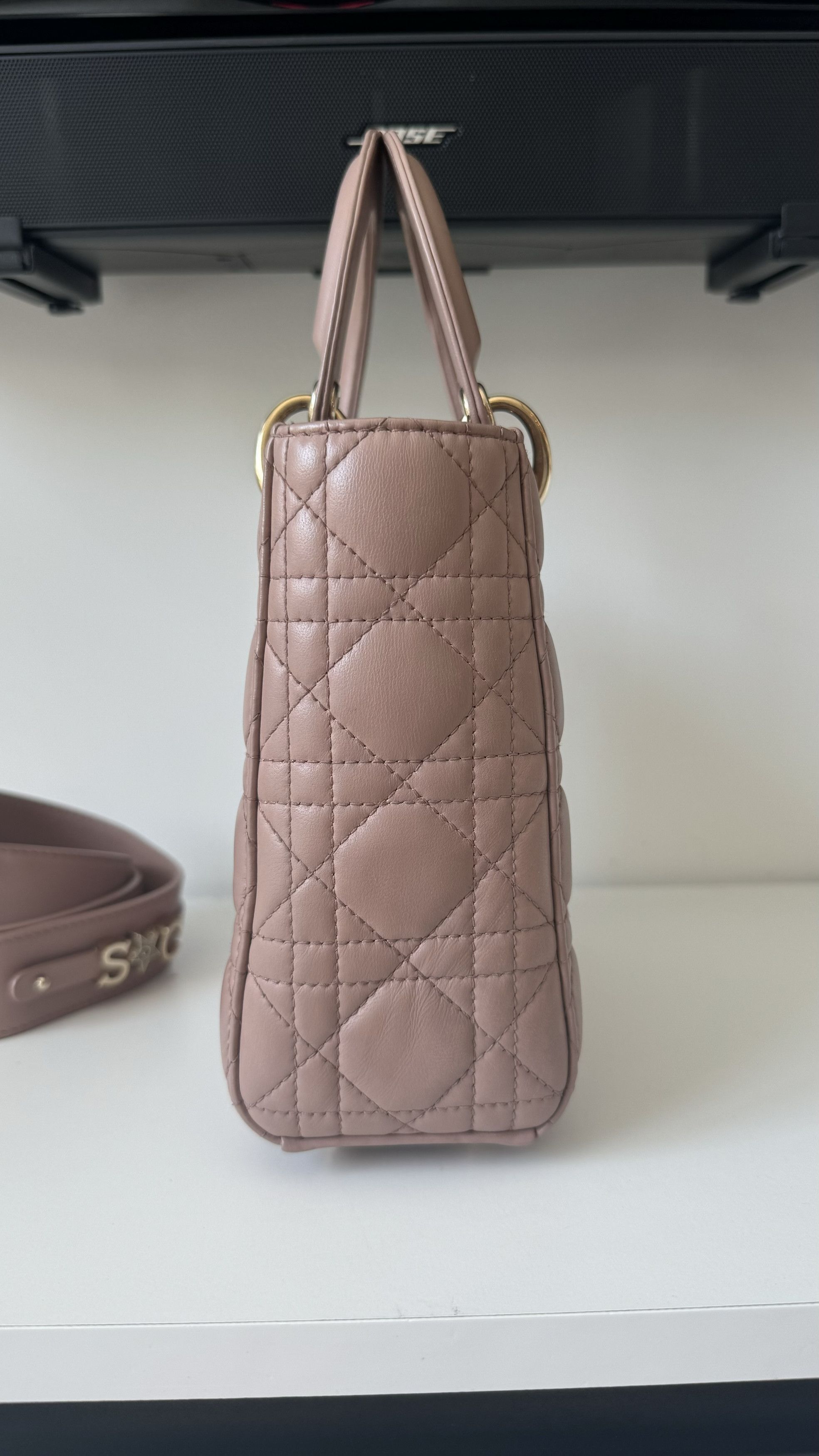 Dior DIOR Small Lady Dior My ABCDior Bag - Cannage Lambskin Size ONE SIZE - 5 Thumbnail