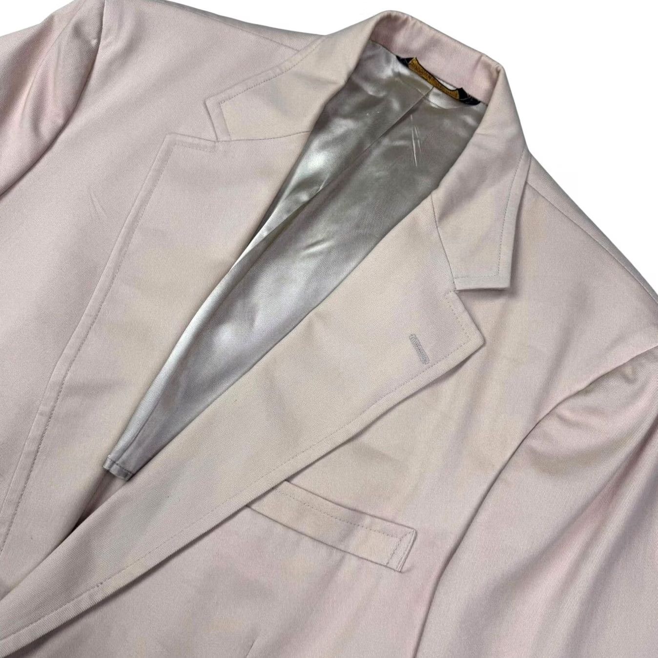 Brooks Brothers Brooks Brothers Blazer Jacket 2-Button 100% Cotton Yellow 44R Mens Regular Vintage No Size 44R - 2 Thumbnail