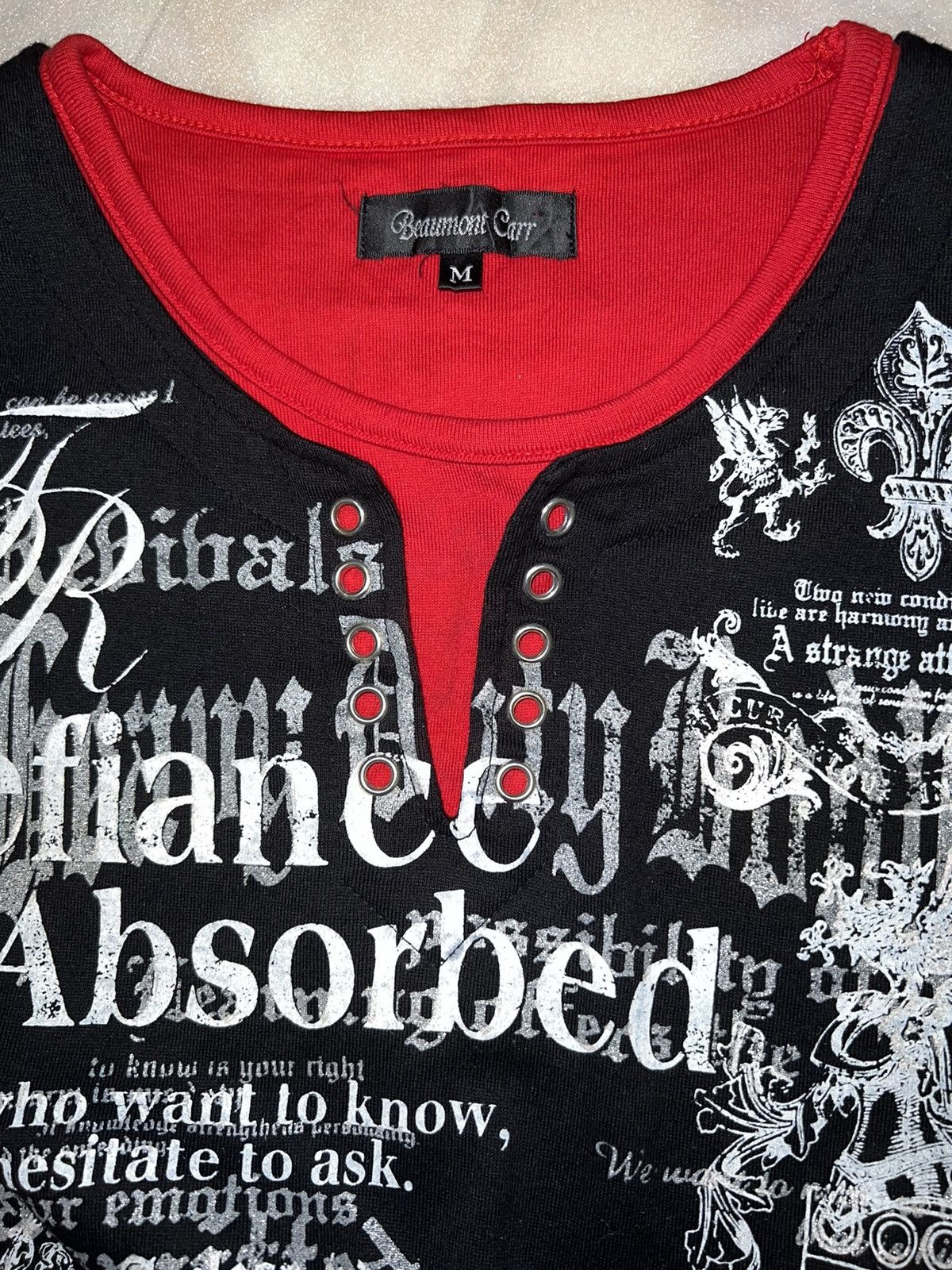 Japanese Brand Beaumont Carr Punk Seditionaries Longsleeve ☠️➕ Size US M / EU 48-50 / 2 - 4 Thumbnail