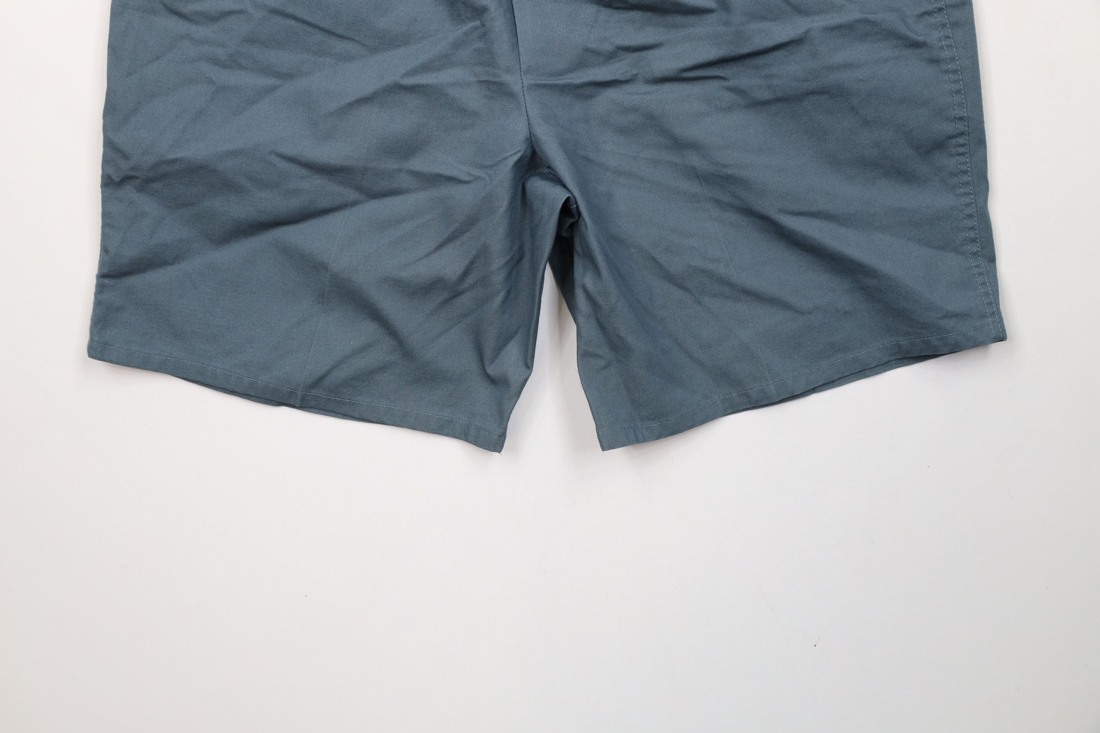 Vintage Vintage 90s Streetwear Above Knee Chino Shorts Steel USA Size US 36 / EU 52 - 11 Thumbnail