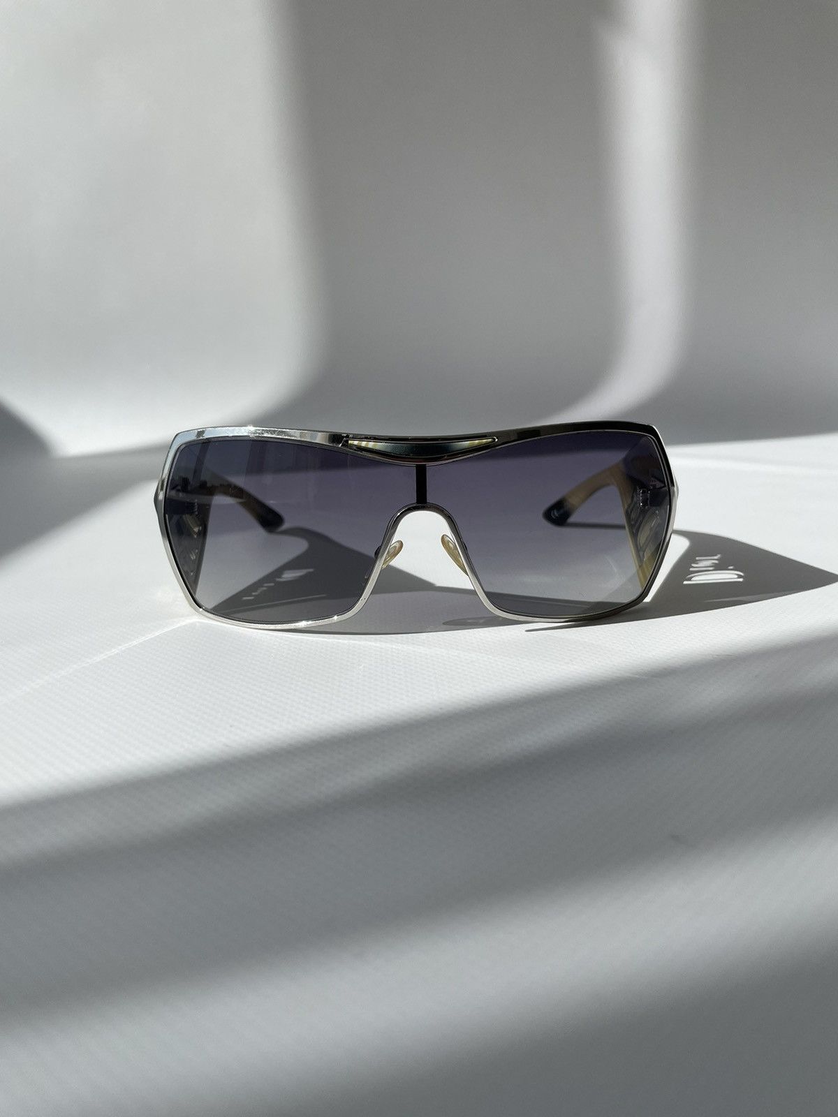 Dior Vintage Dior Galliano Gaucho Oversized Bike Mask Sunglasses Size ONE SIZE - 5 Thumbnail