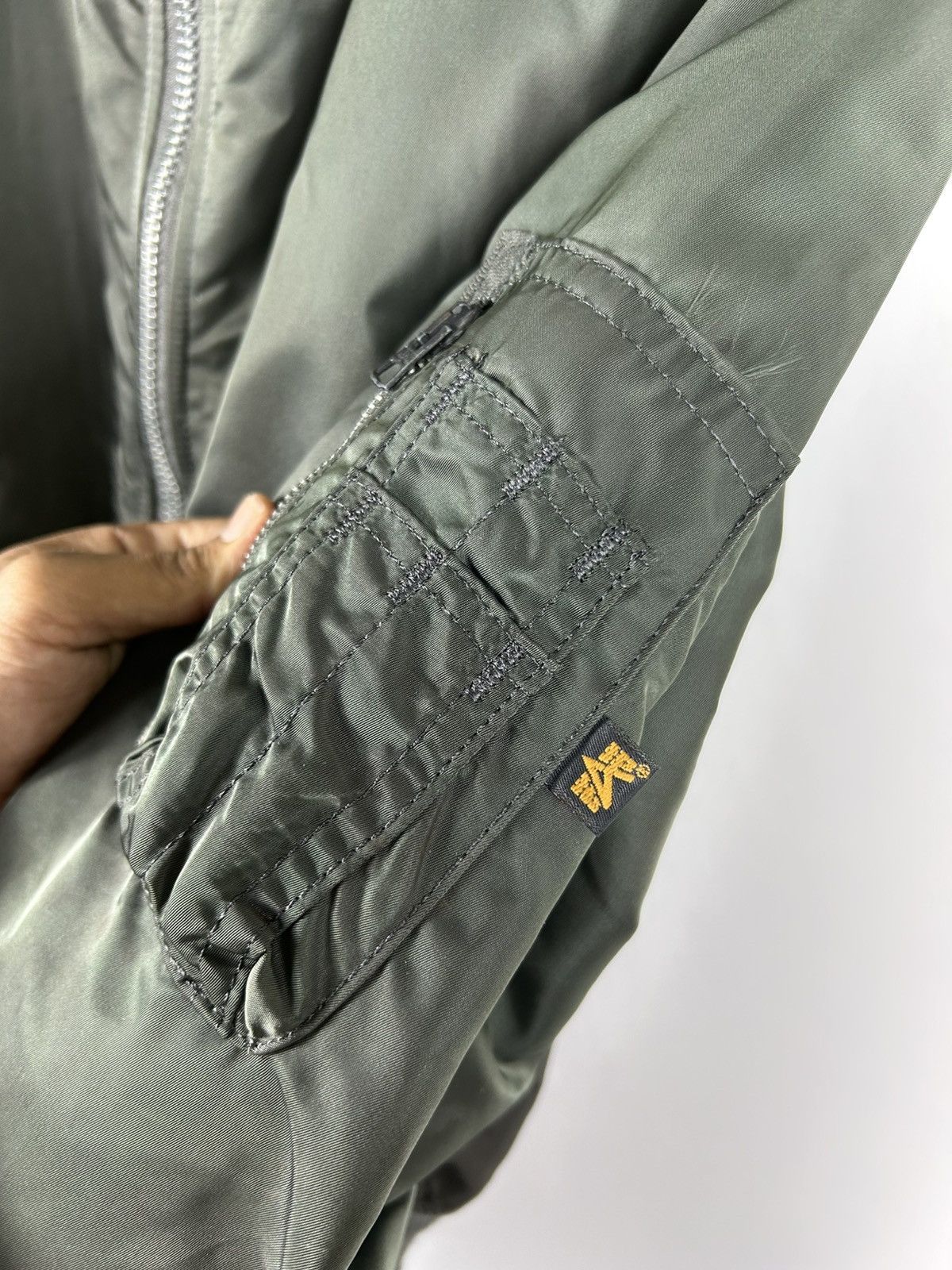 Alpha Industries ⚡️Vintage Alpha Industries USA Ma 1 Bomber Jacket Size US M / EU 48-50 / 2 - 9 Thumbnail