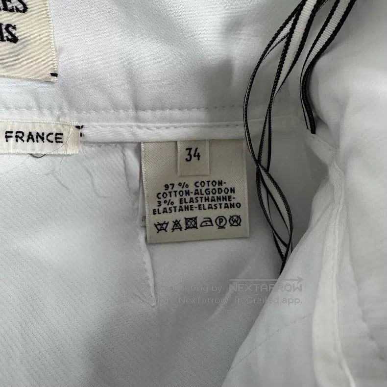 Hermes Hermes White Shorts Size 42" / US 20 - 5 Thumbnail