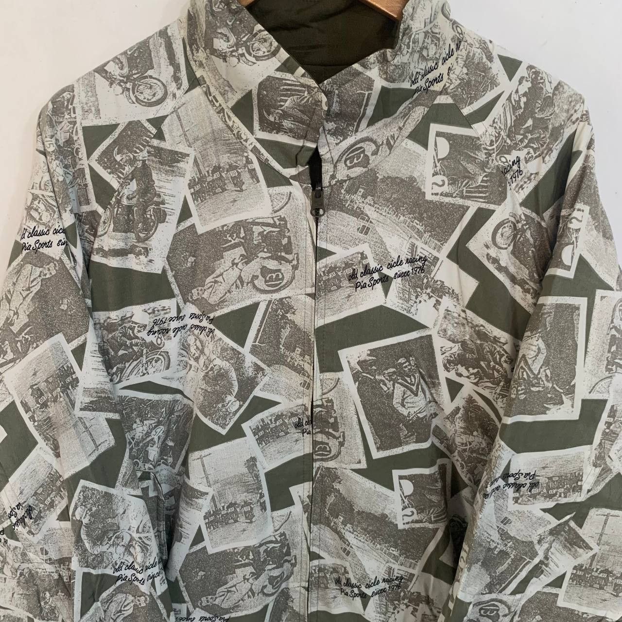 Other Vintage PIA Motorsports Bomber Jacket Reversible Large Size US L / EU 52-54 / 3 - 3 Thumbnail