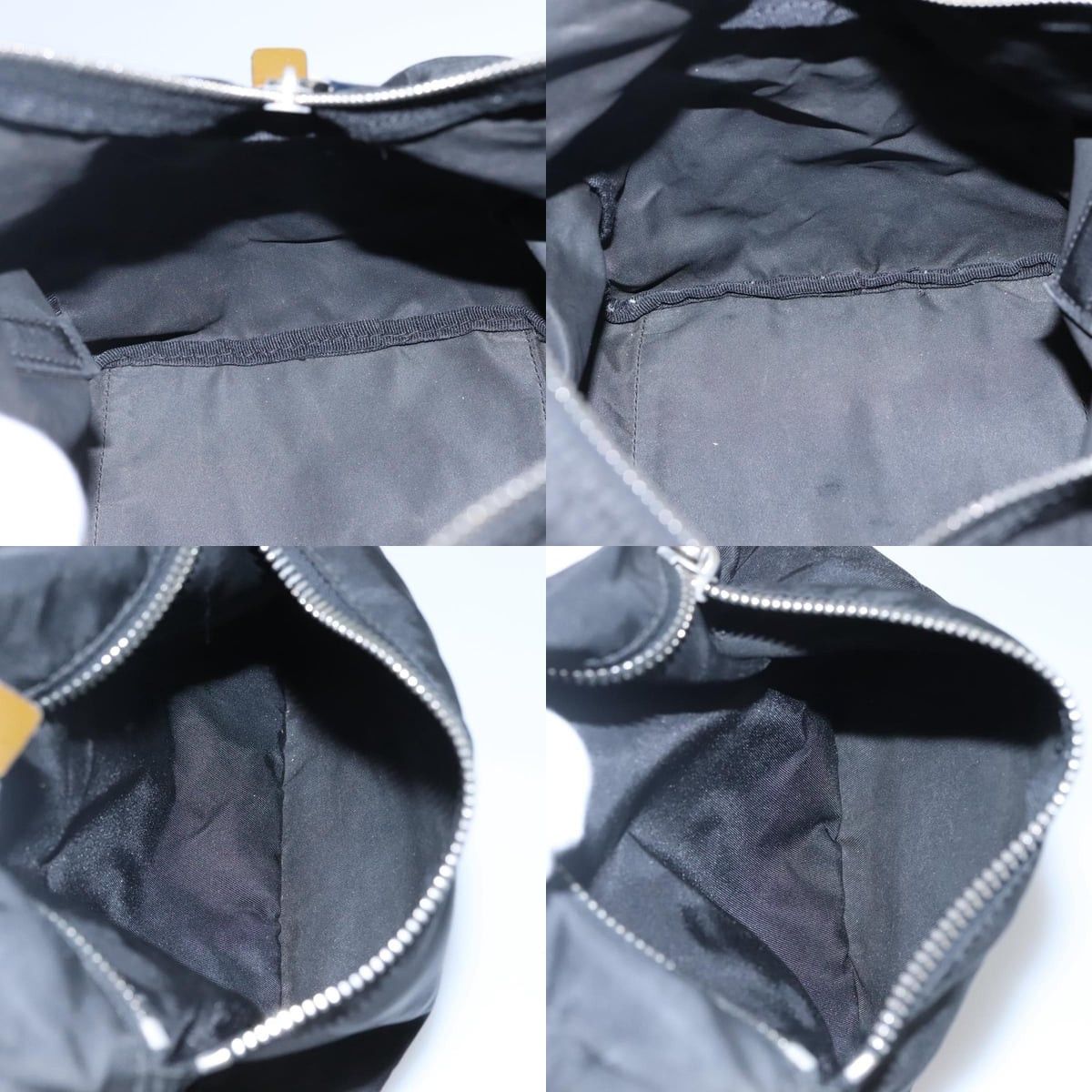 Prada PRADA Hand Bag Nylon Black Silver Size ONE SIZE - 12 Thumbnail