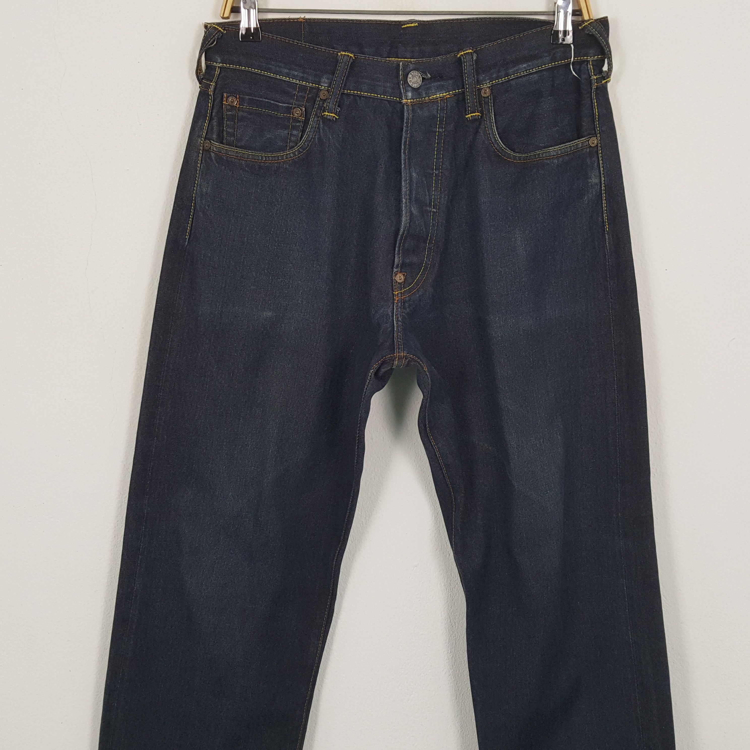 Evisu × Japanese Brand × Vintage Vintage EVISU Japanese Brand Daicock Style Blue Jeans Size US 31 - 5 Thumbnail